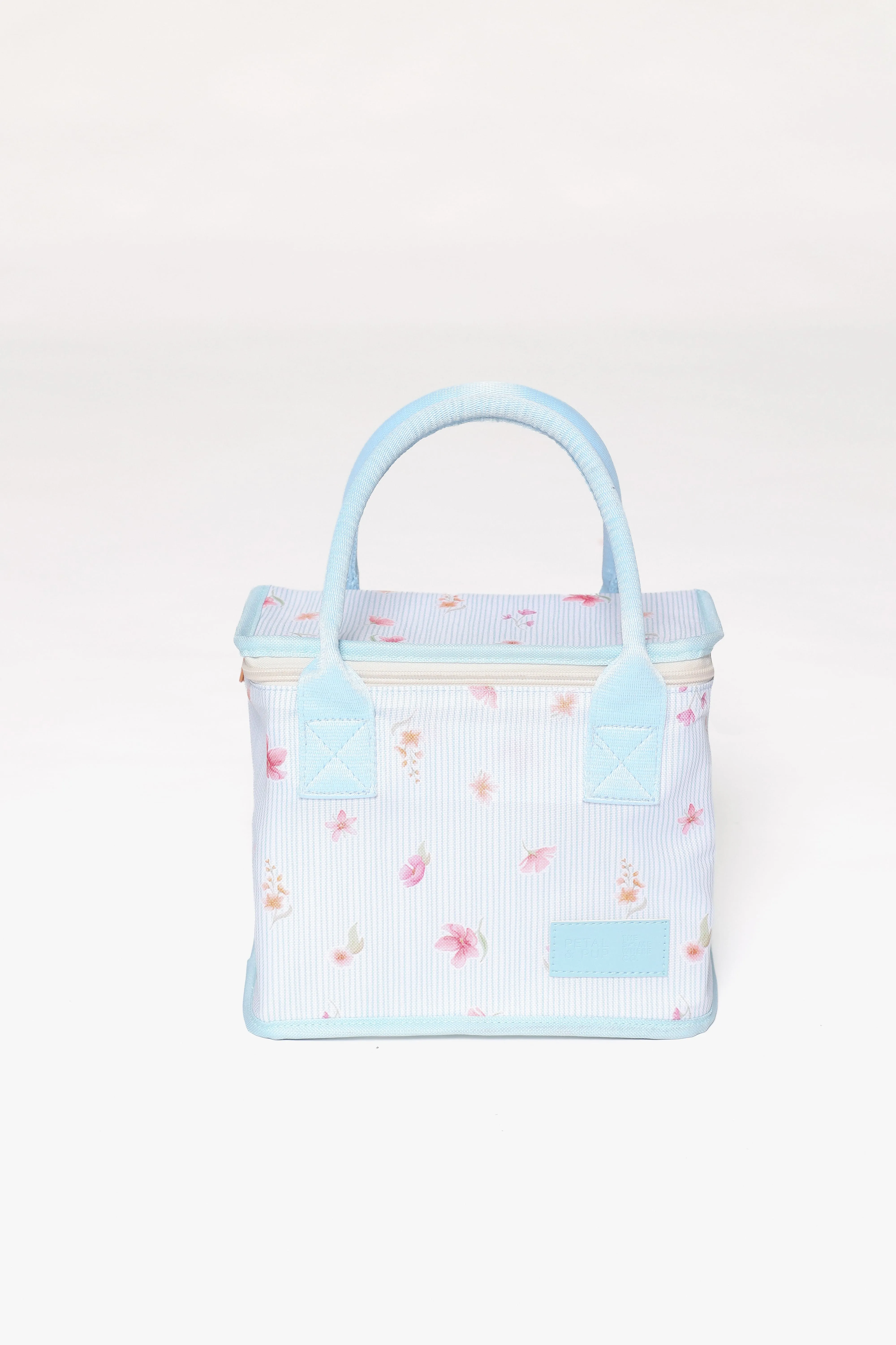 The Graze Lunch Bag - Blue Garden Stripe sold by Petal & Pup product image thumbnail 4
