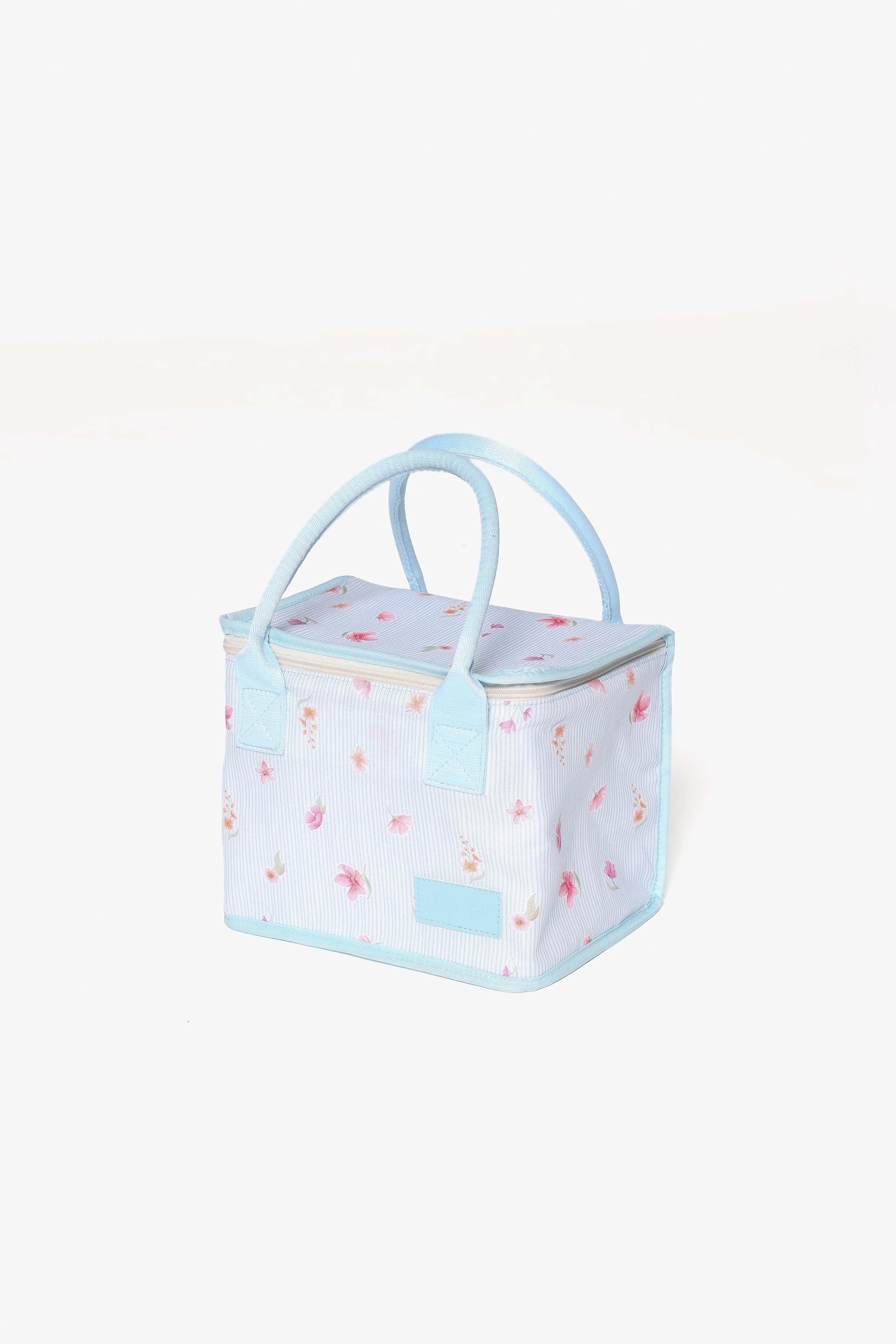 The Graze Lunch Bag - Blue Garden Stripe sold by Petal & Pup product image thumbnail 2