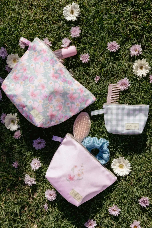 Handy Pouch Trio - Sage Wildflowers made by Petal & Pup