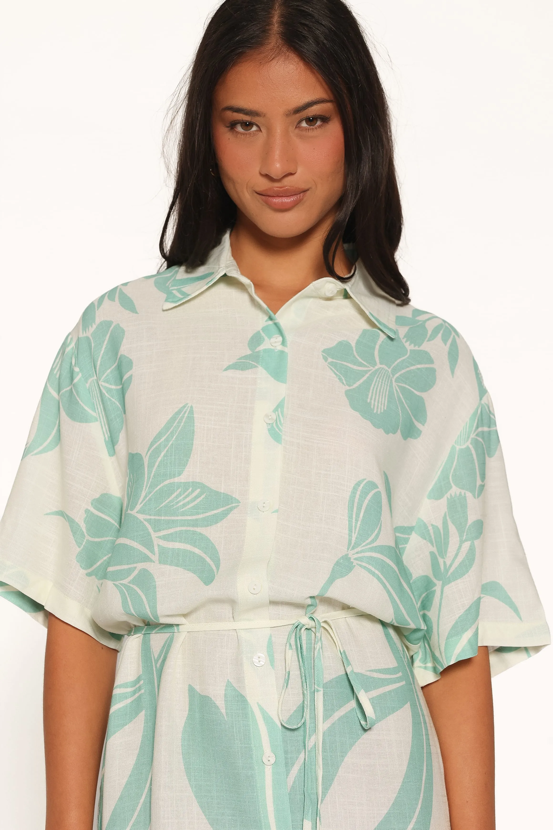 Karmon Mini Dress - Green Floral sold by Petal & Pup product image thumbnail 5