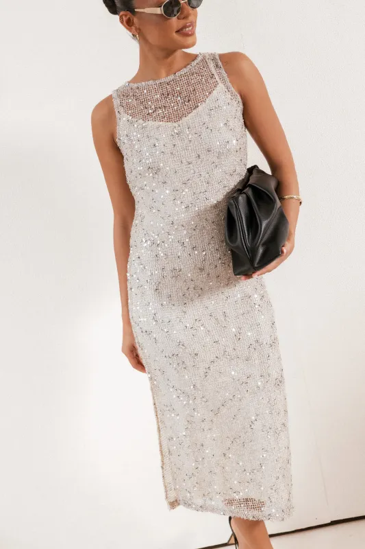 Charlie Maxi Dress - Cream made by Petal & Pup