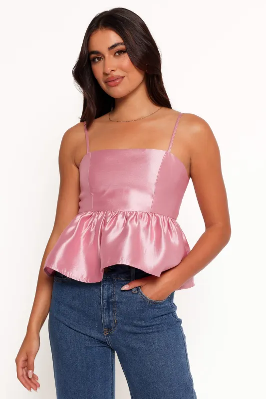 Anslee Top - Pink made by Petal & Pup