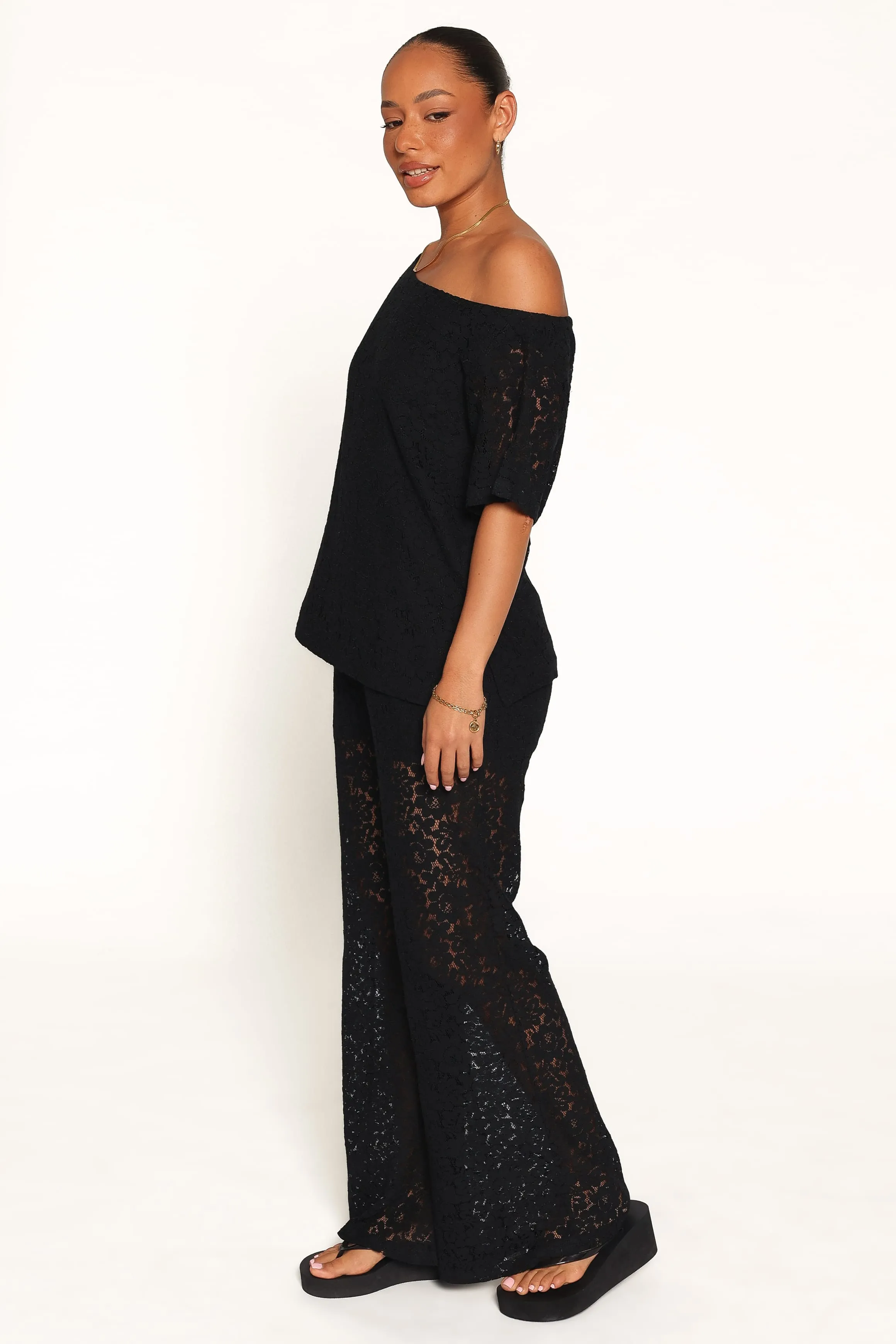 Tucker Lace Pant Set - Black sold by Petal & Pup product image thumbnail 3