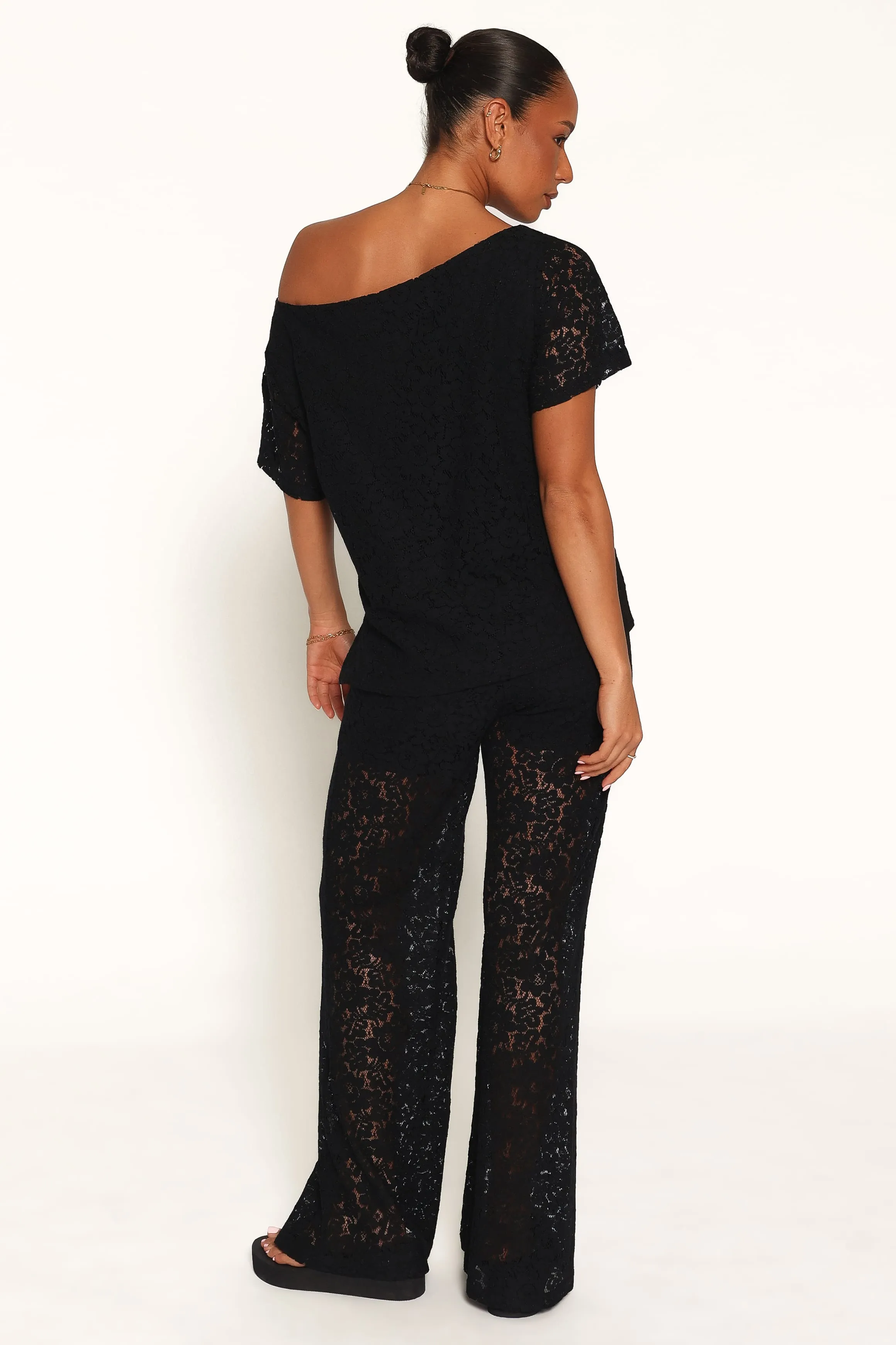 Tucker Lace Pant Set - Black sold by Petal & Pup product image thumbnail 4