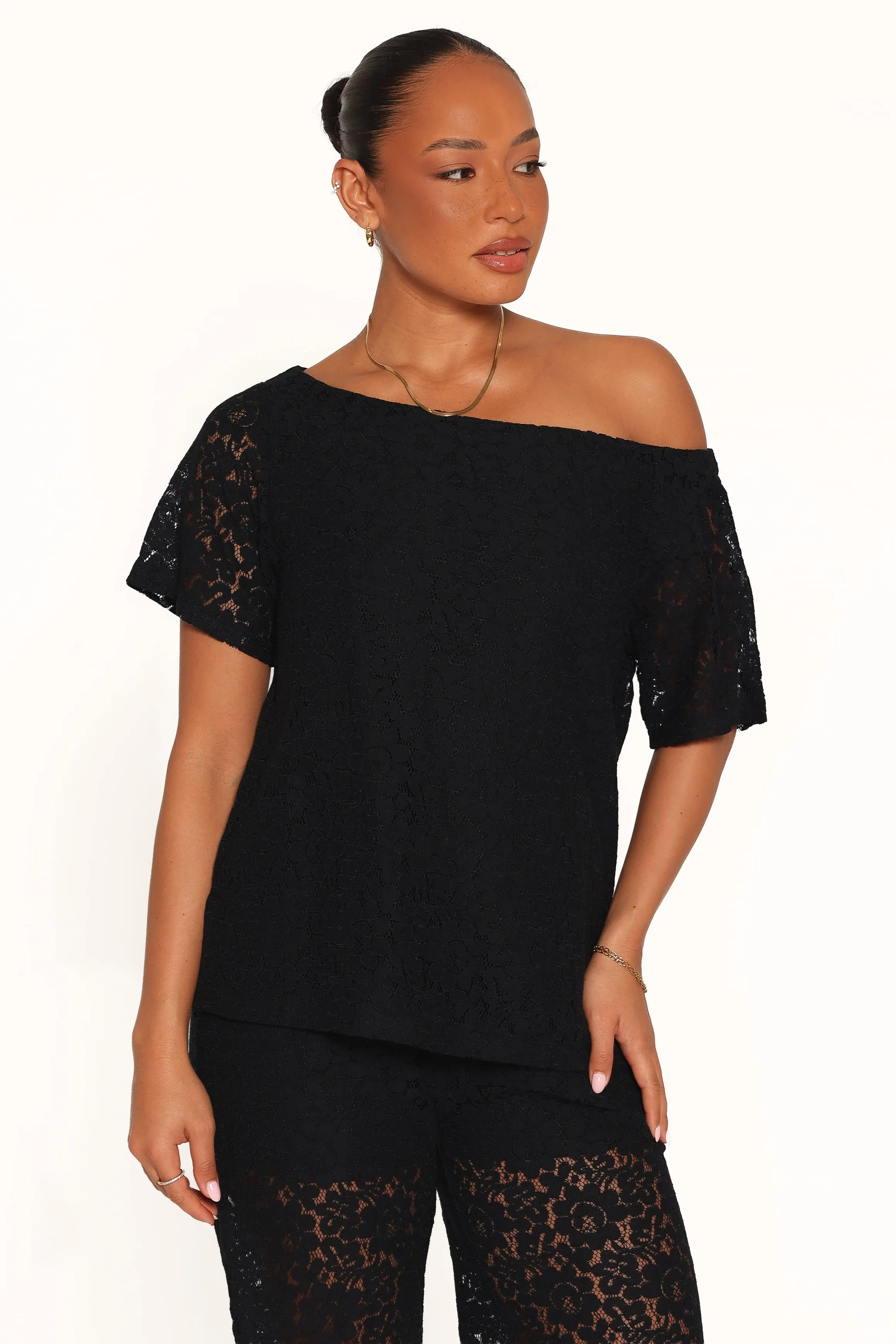 Tucker Lace Pant Set - Black sold by Petal & Pup product image thumbnail 2