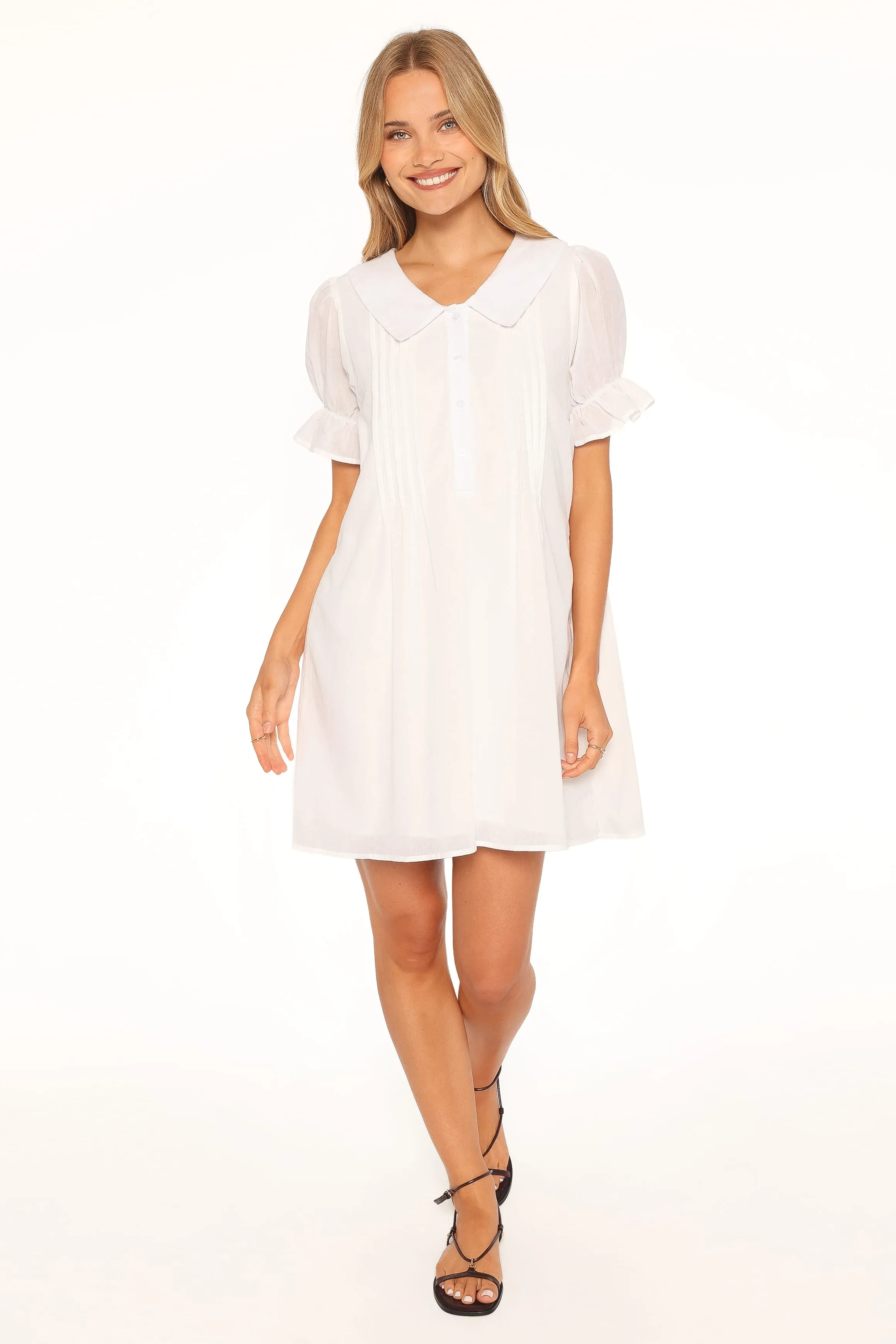 Granger Mini Dress - White sold by Petal & Pup product image thumbnail 2