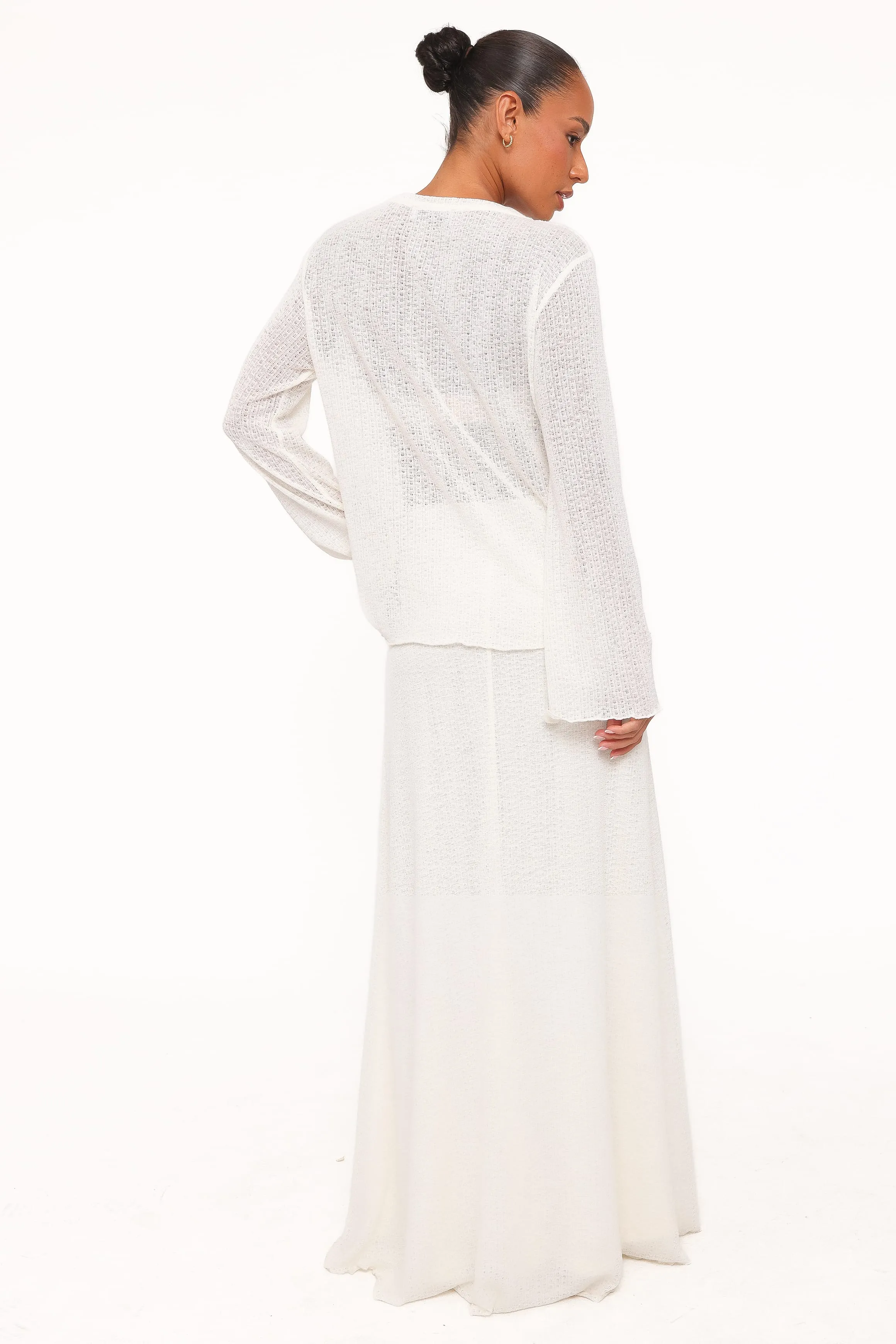 Lune Knit Skirt Set - Cream sold by Petal & Pup product image thumbnail 4