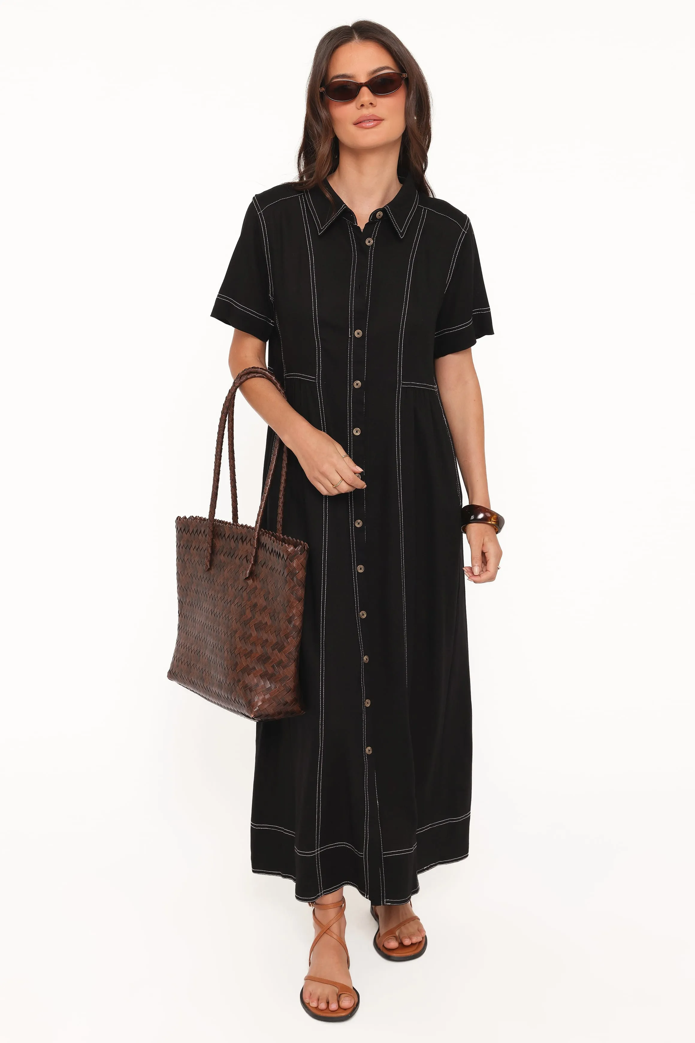 Wickson Maxi Dress - Black sold by Petal & Pup
