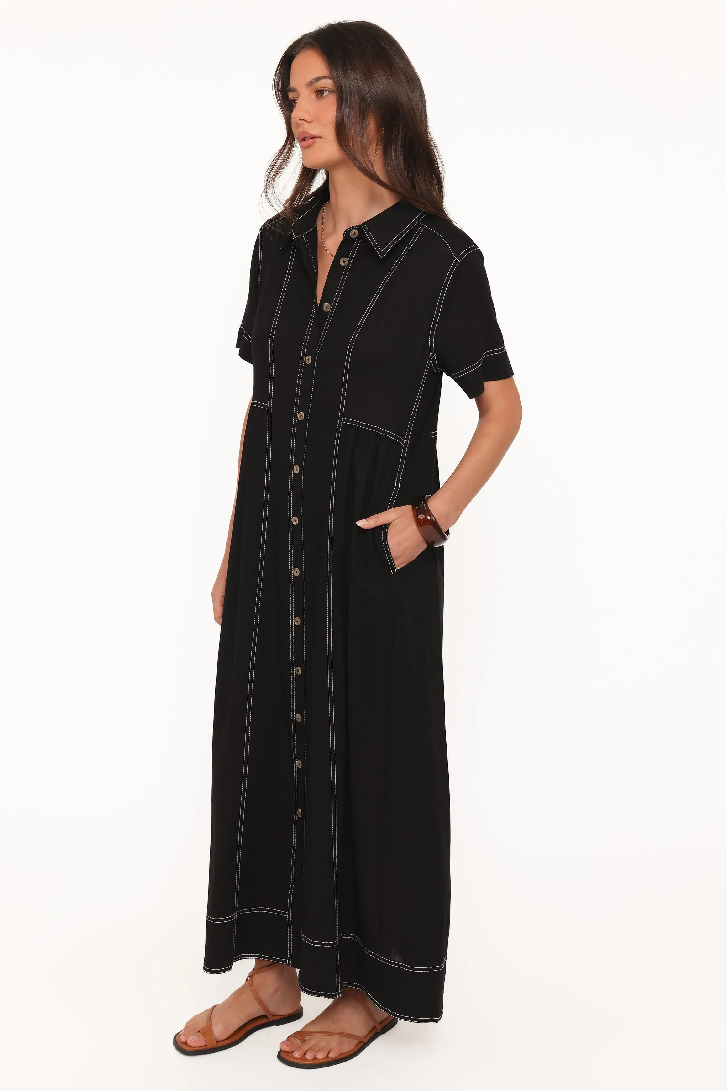 Wickson Maxi Dress - Black sold by Petal & Pup product image thumbnail 3