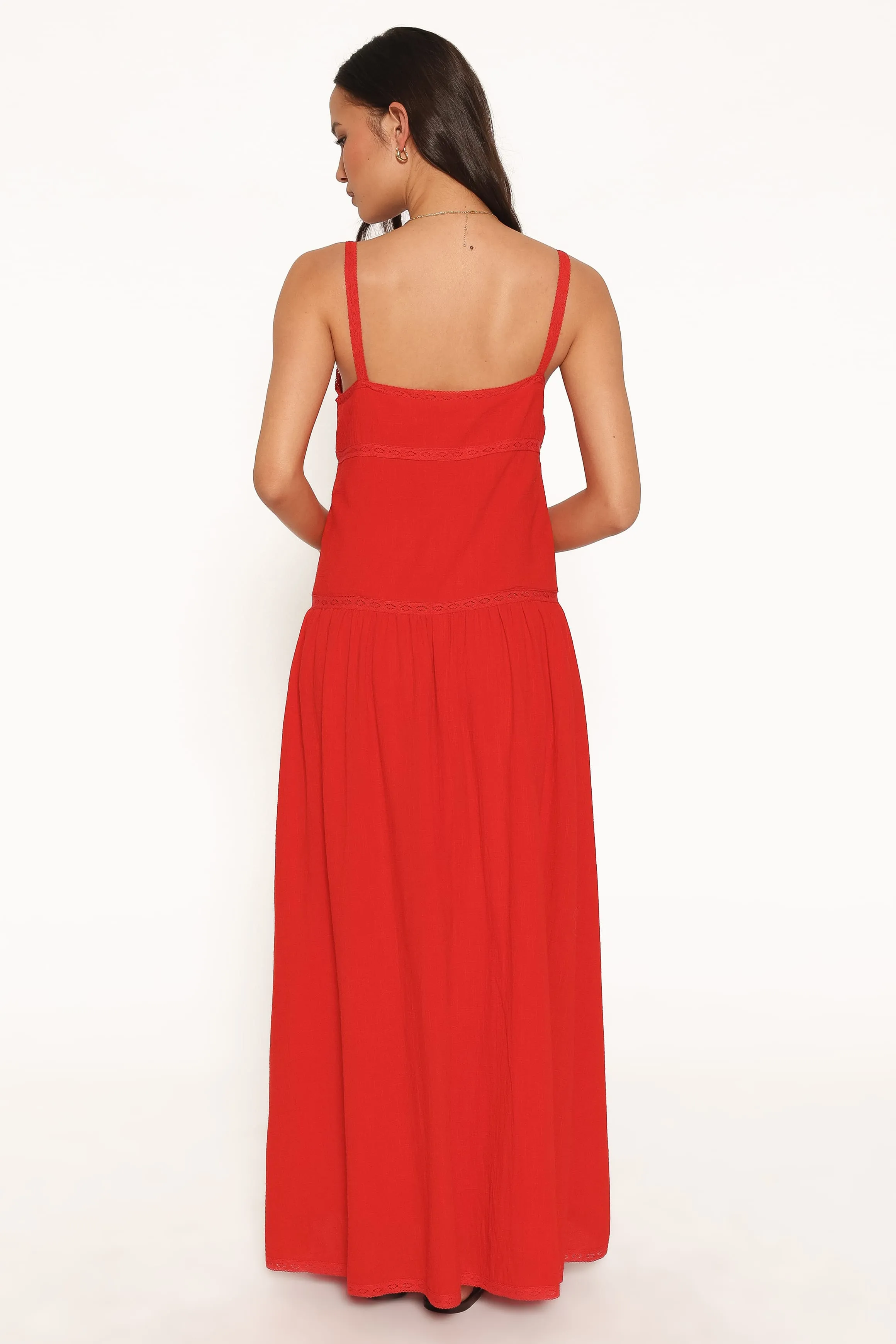Ebonie Maxi Dress - Red sold by Petal & Pup product image thumbnail 4