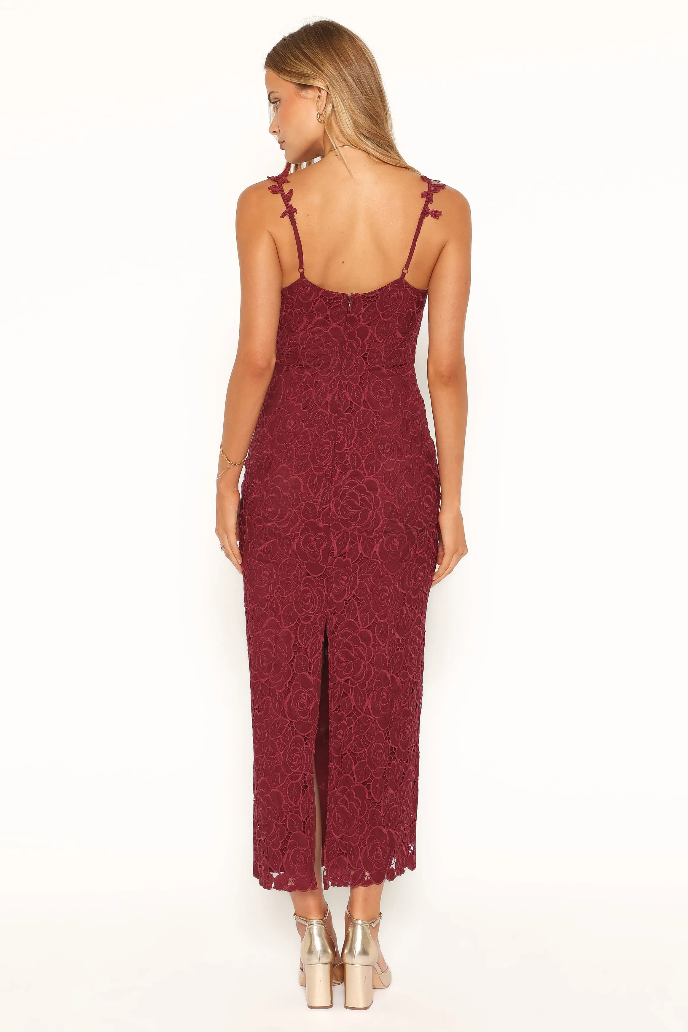 Rosana Maxi Dress - Cherry sold by Petal & Pup product image thumbnail 4