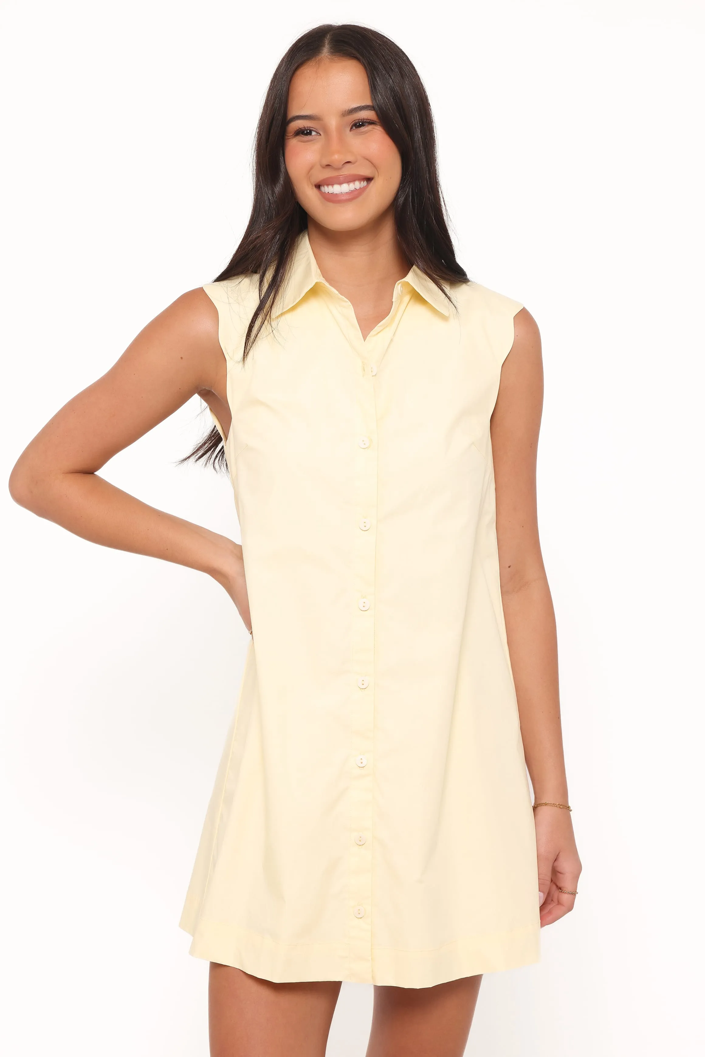 Deirdre Mini Dress - Yellow sold by Petal & Pup product image thumbnail 2
