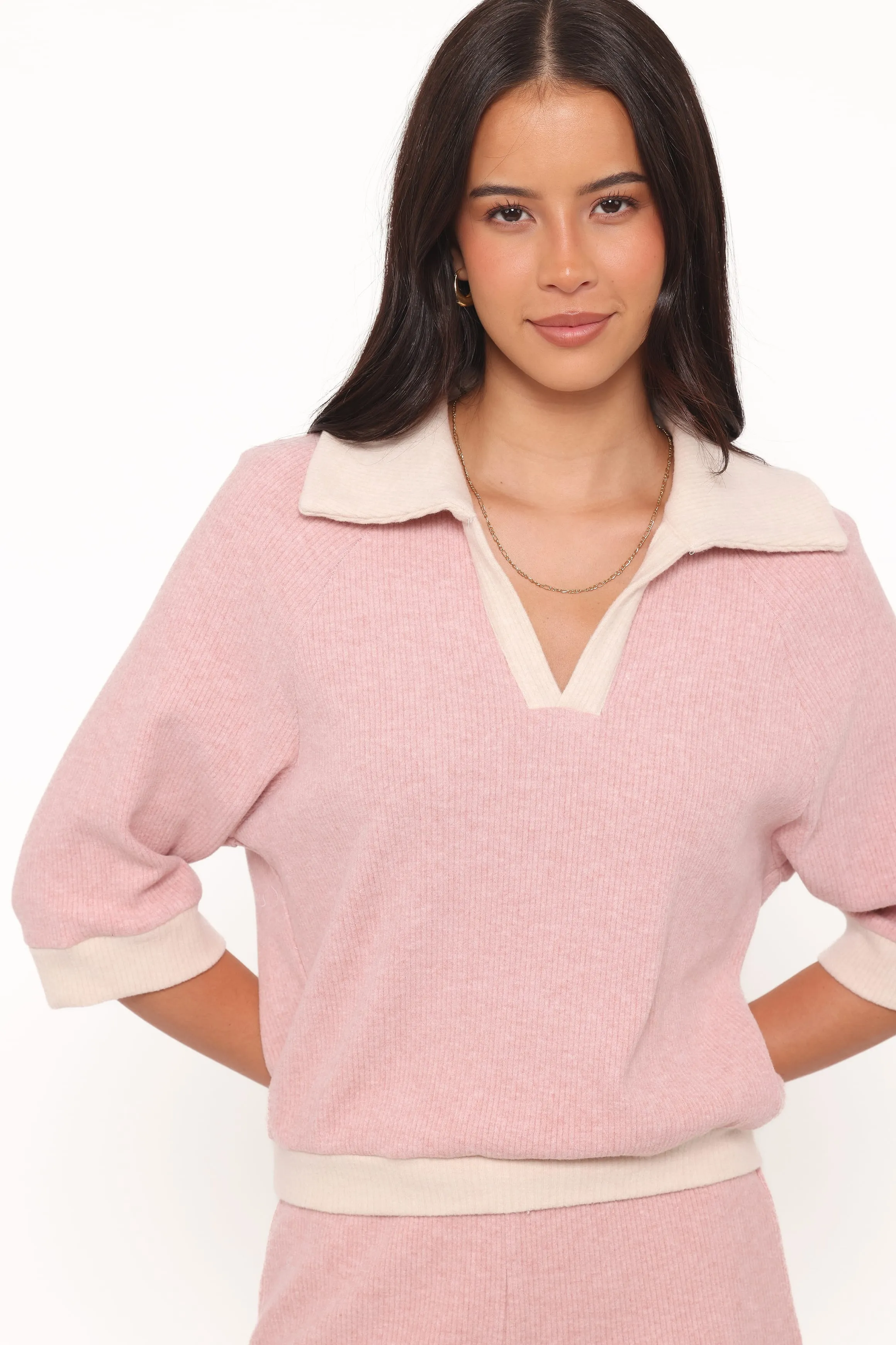 Greta Knitted Short Set - Pink sold by Petal & Pup product image thumbnail 3