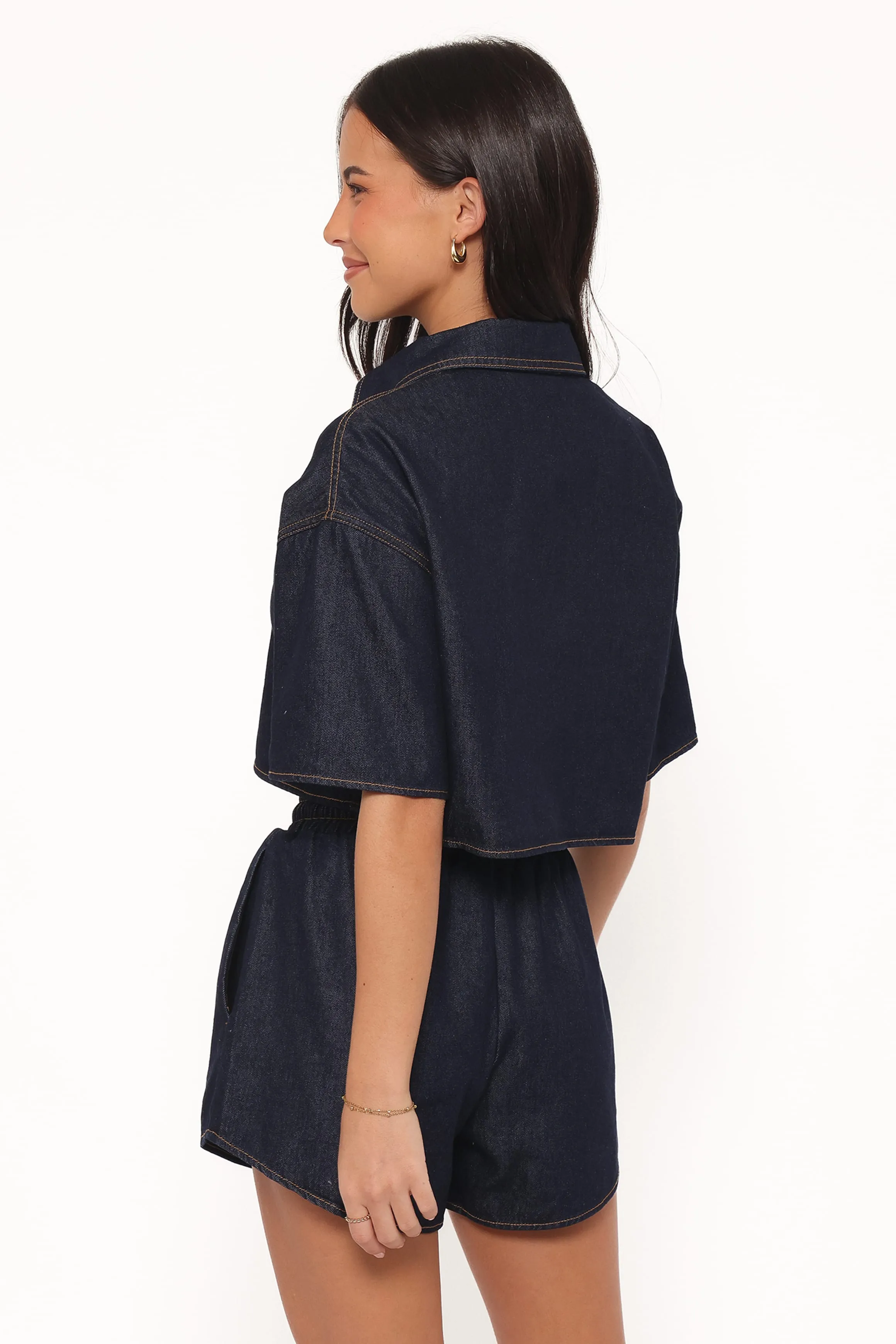 Bels Denim Short Set - Indigo sold by Petal & Pup product image thumbnail 5