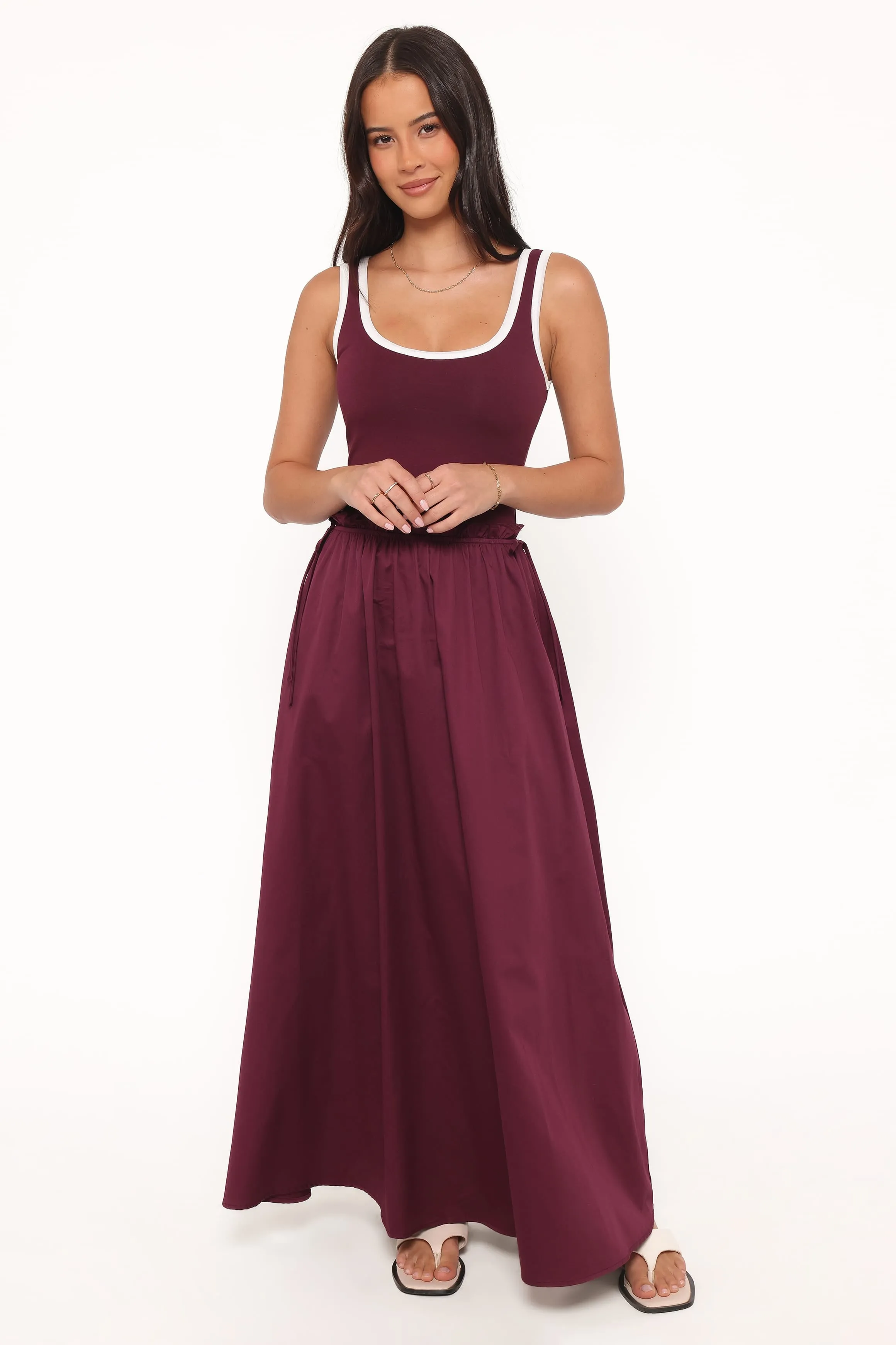 Finesse Maxi Dress - Burgundy sold by Petal & Pup product image thumbnail 2
