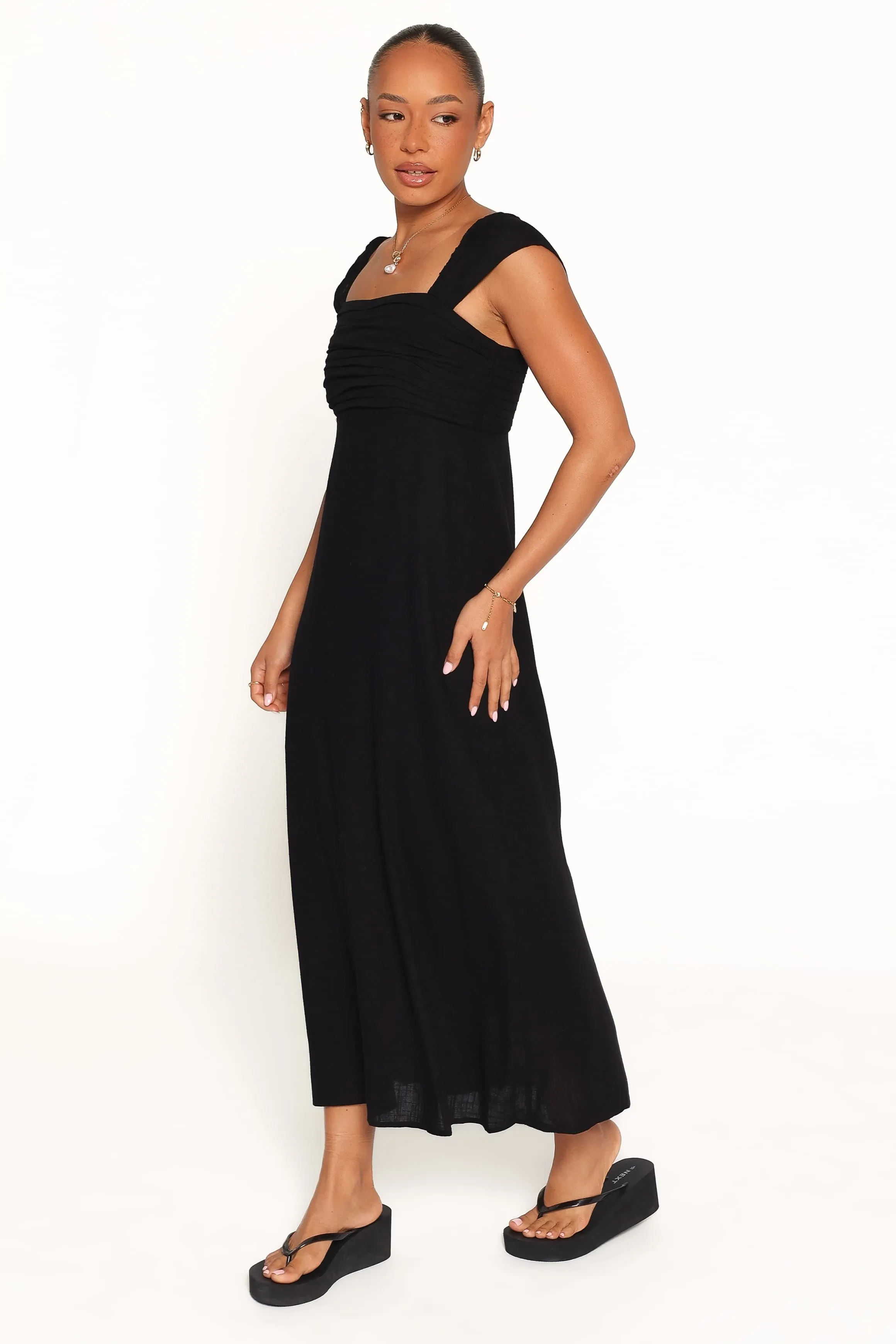 Sirene Midi Dress - Black sold by Petal & Pup product image thumbnail 3