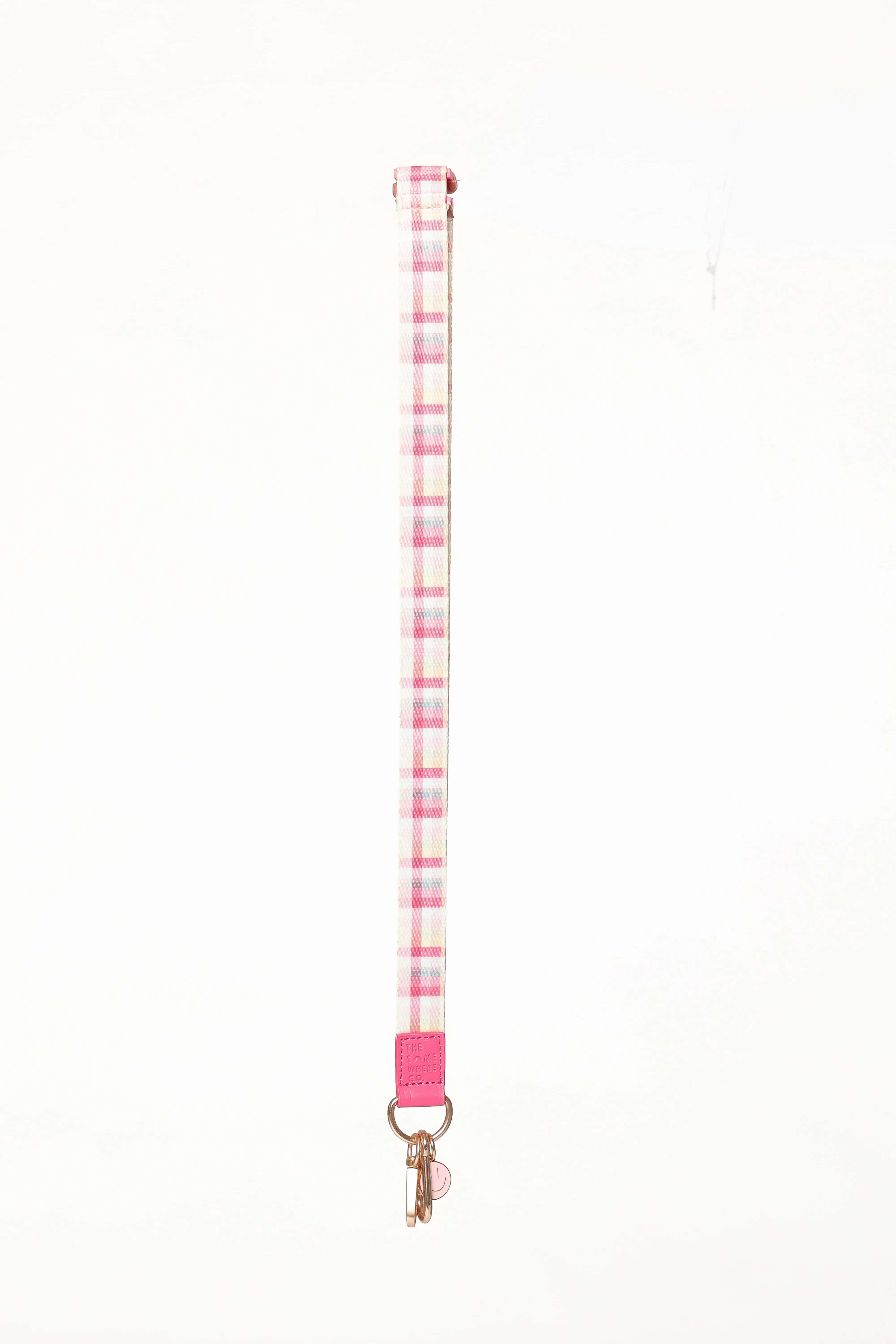 Lanyard - Pink Picnic Plaid sold by Petal & Pup product image thumbnail 2