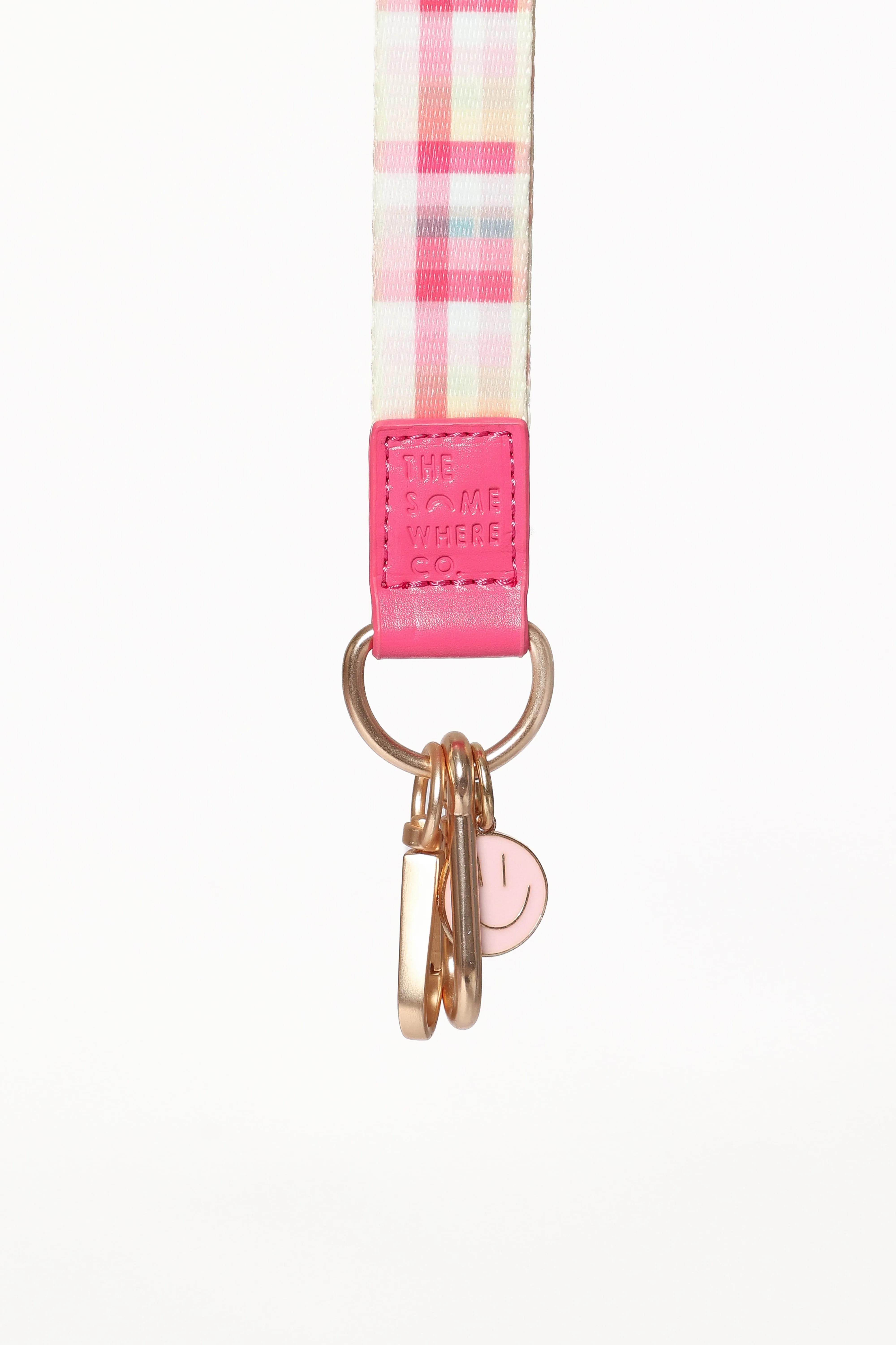 Lanyard - Pink Picnic Plaid sold by Petal & Pup product image thumbnail 3