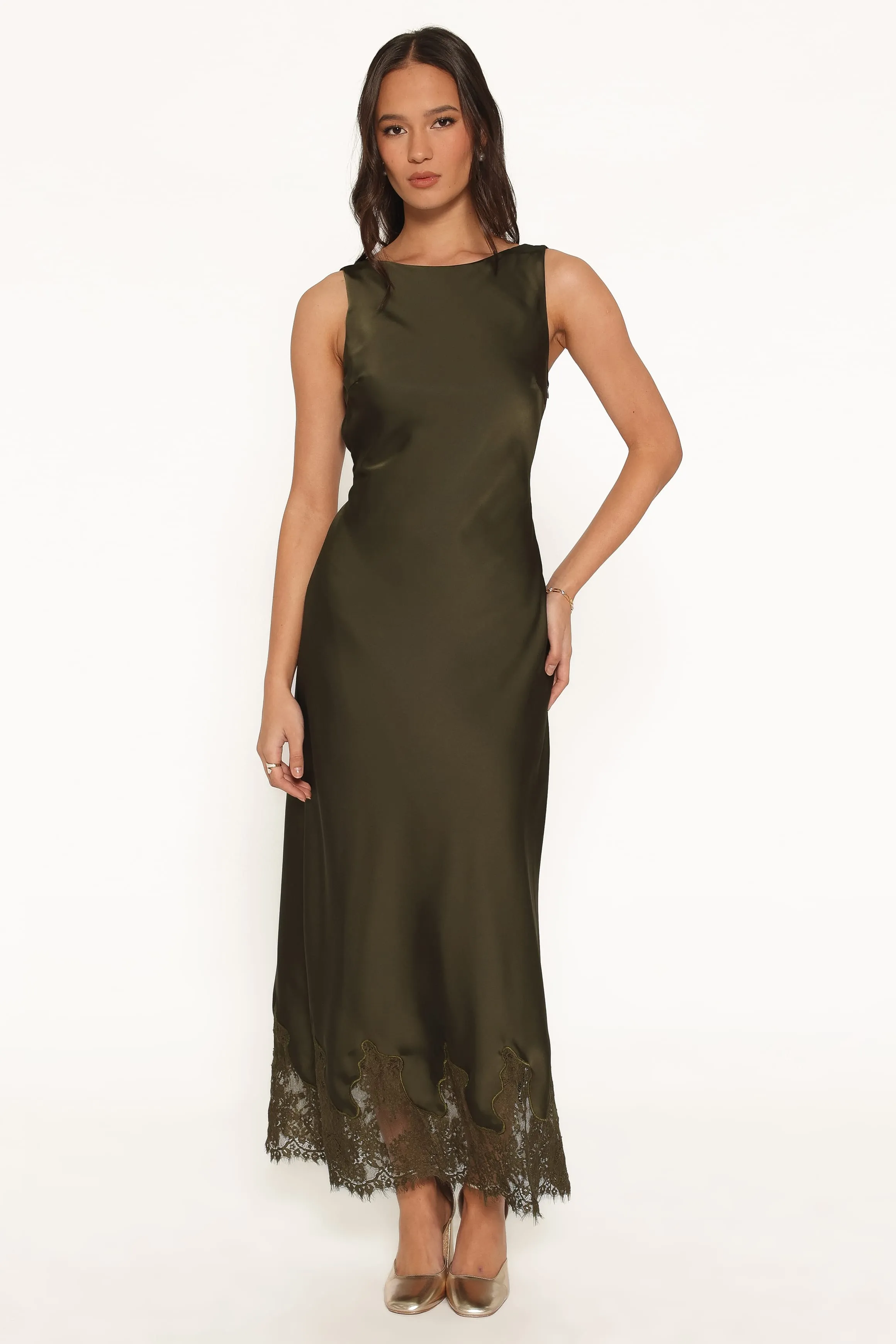 Honey Maxi Dress - Olive sold by Petal & Pup product image thumbnail 2