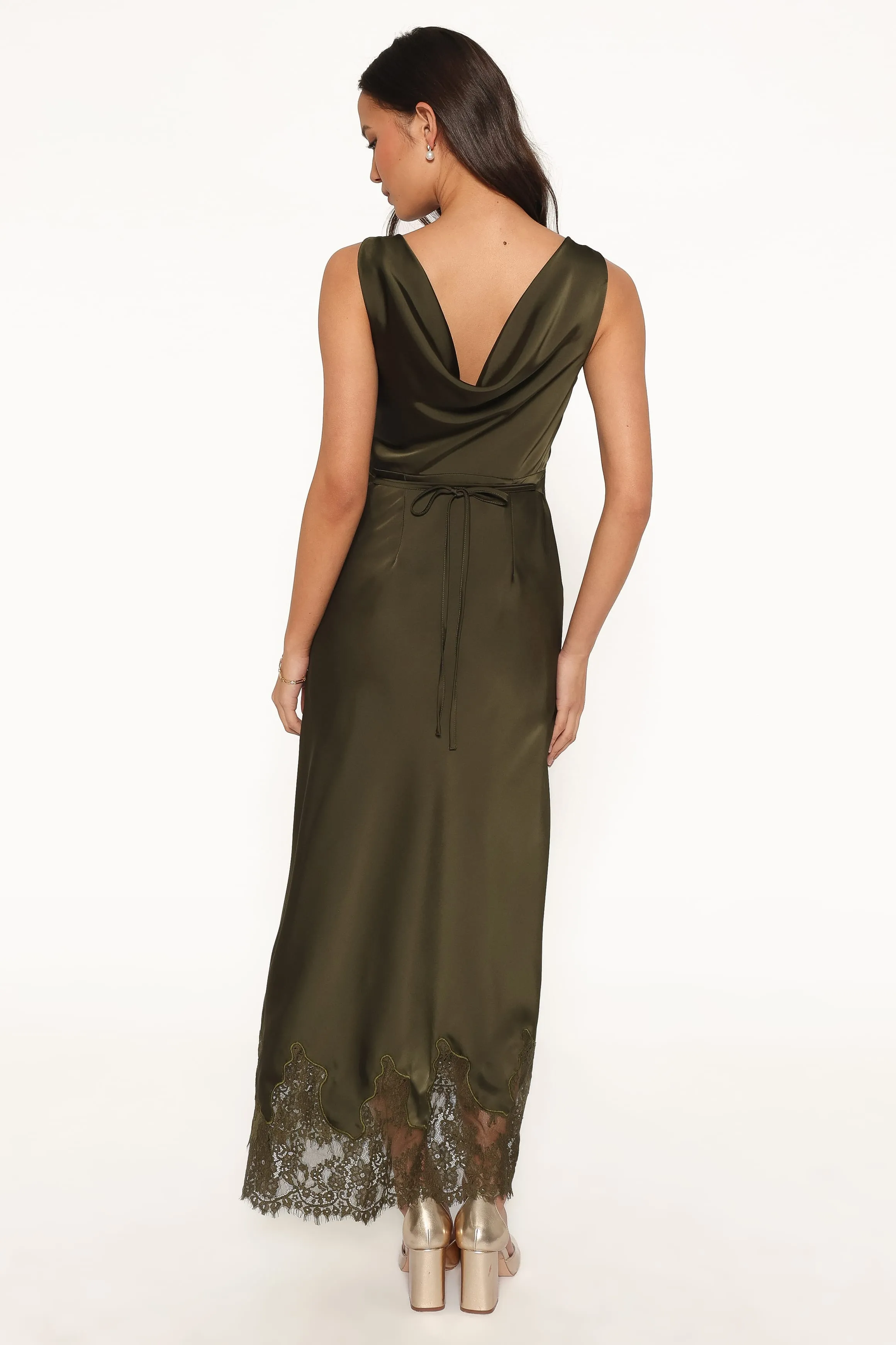 Honey Maxi Dress - Olive sold by Petal & Pup product image thumbnail 5