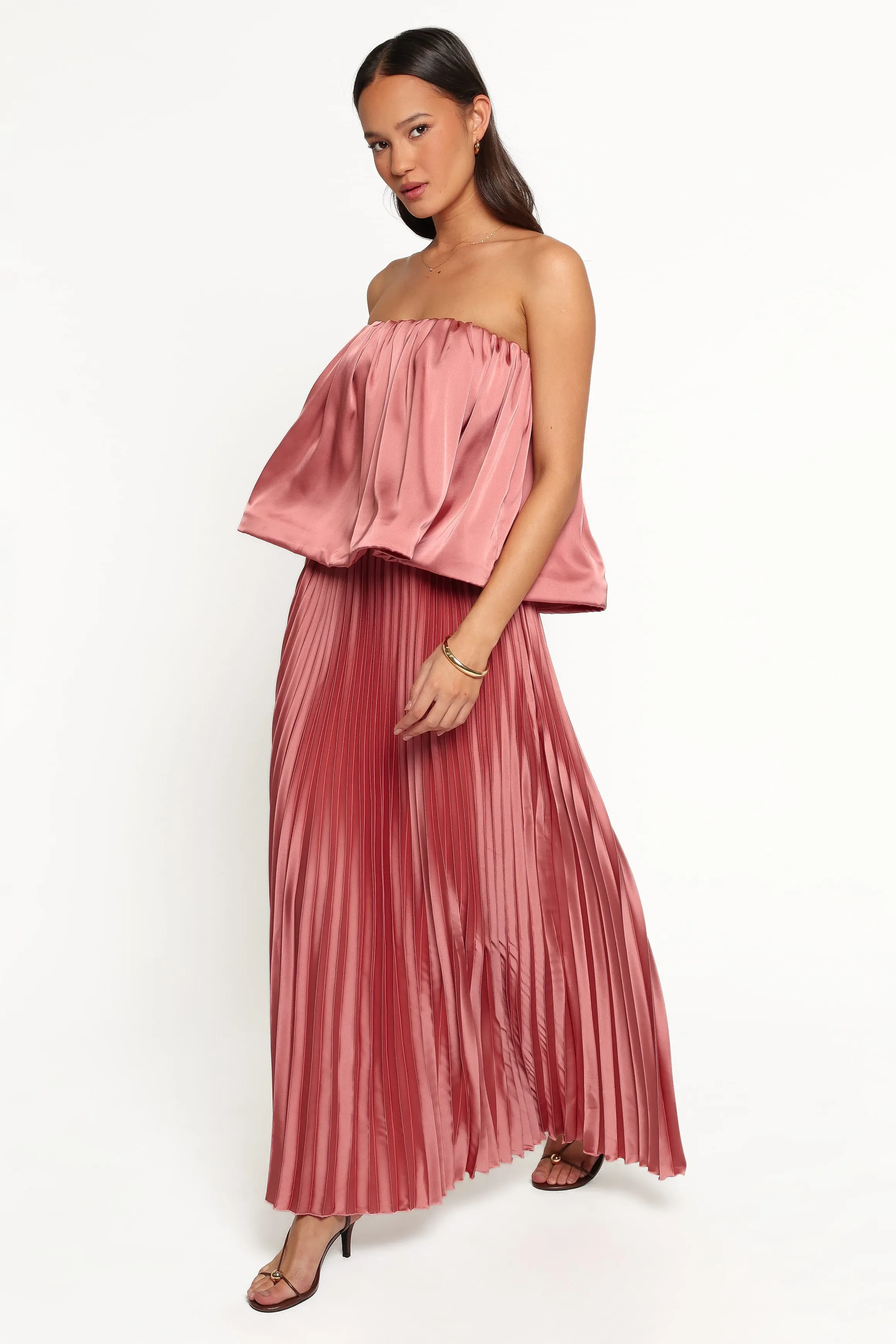 Dorado Pleated Skirt Set - Dusty Rose sold by Petal & Pup product image thumbnail 4