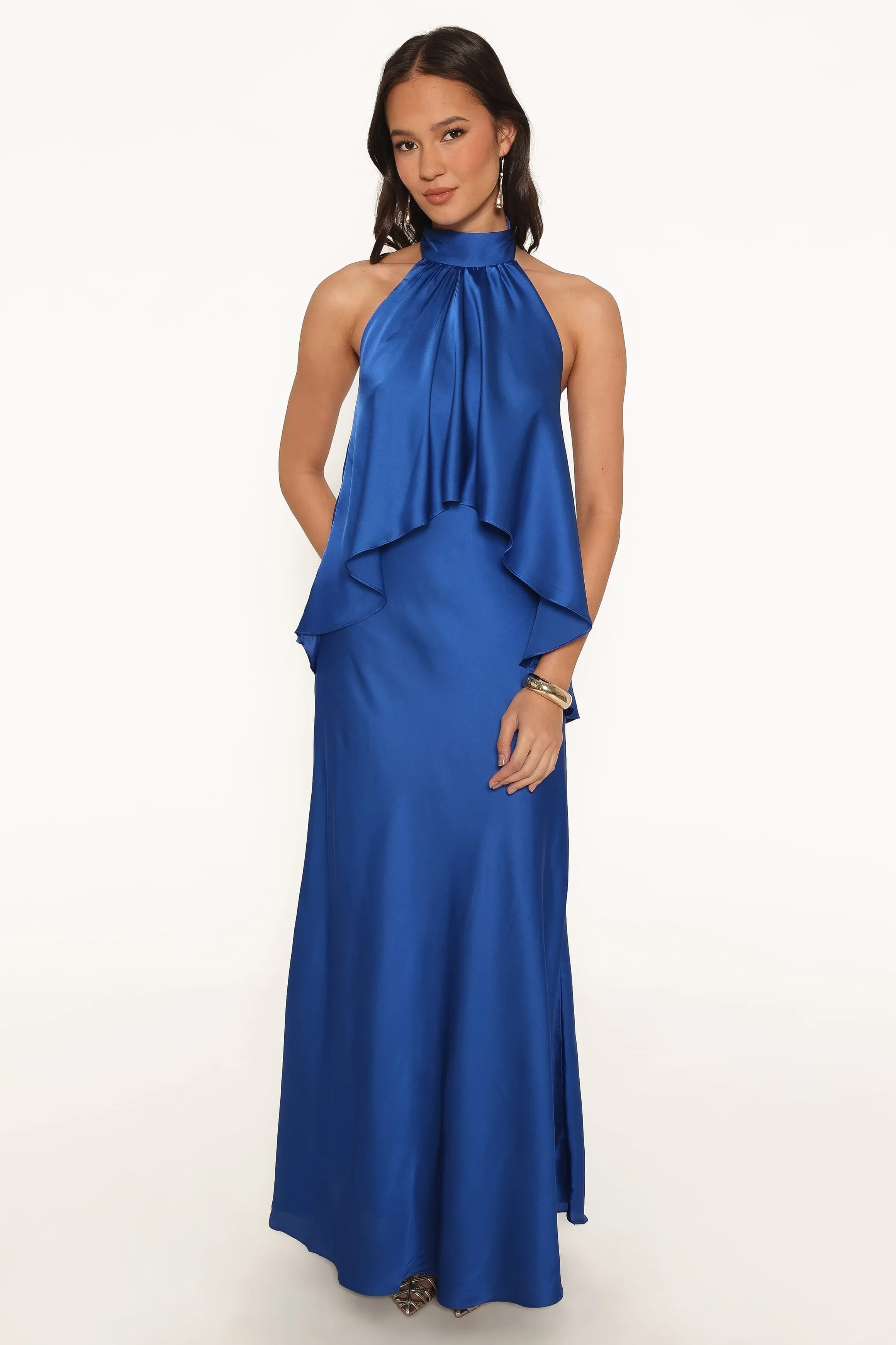 Nyomi Maxi Dress - Cobalt Blue sold by Petal & Pup product image thumbnail 3