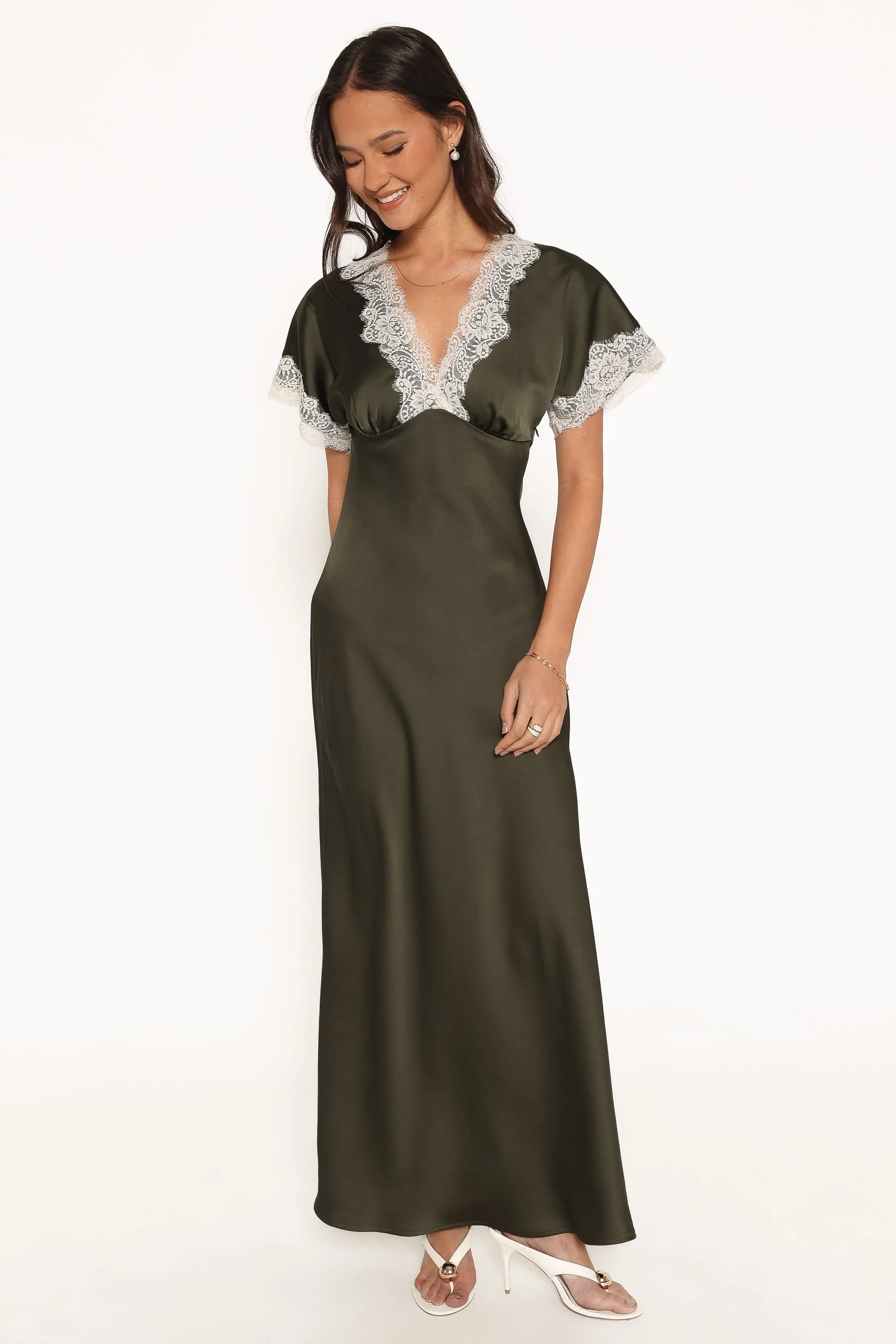 Elston Maxi Dress - Olive sold by Petal & Pup product image thumbnail 2