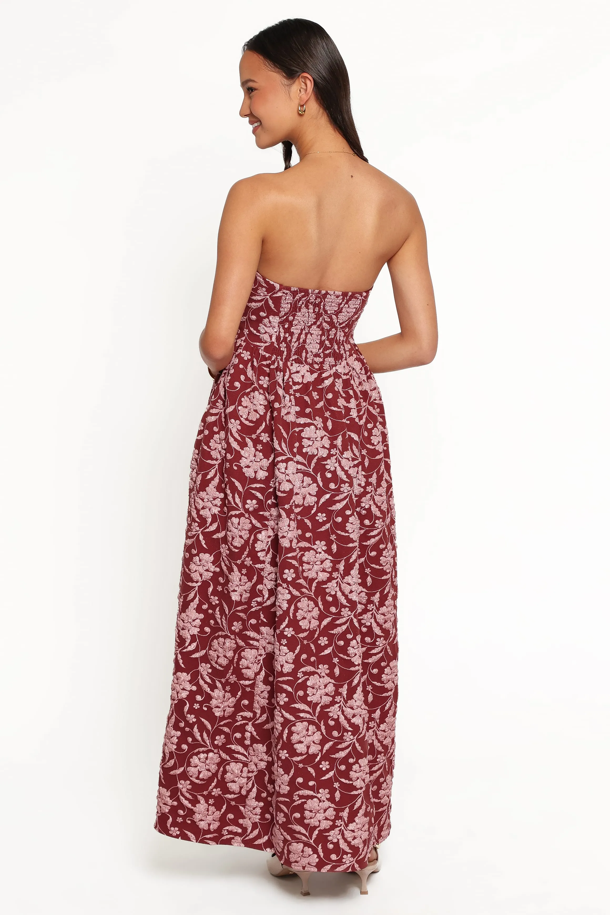 Orabella Maxi Dress - Red Floral sold by Petal & Pup product image thumbnail 5