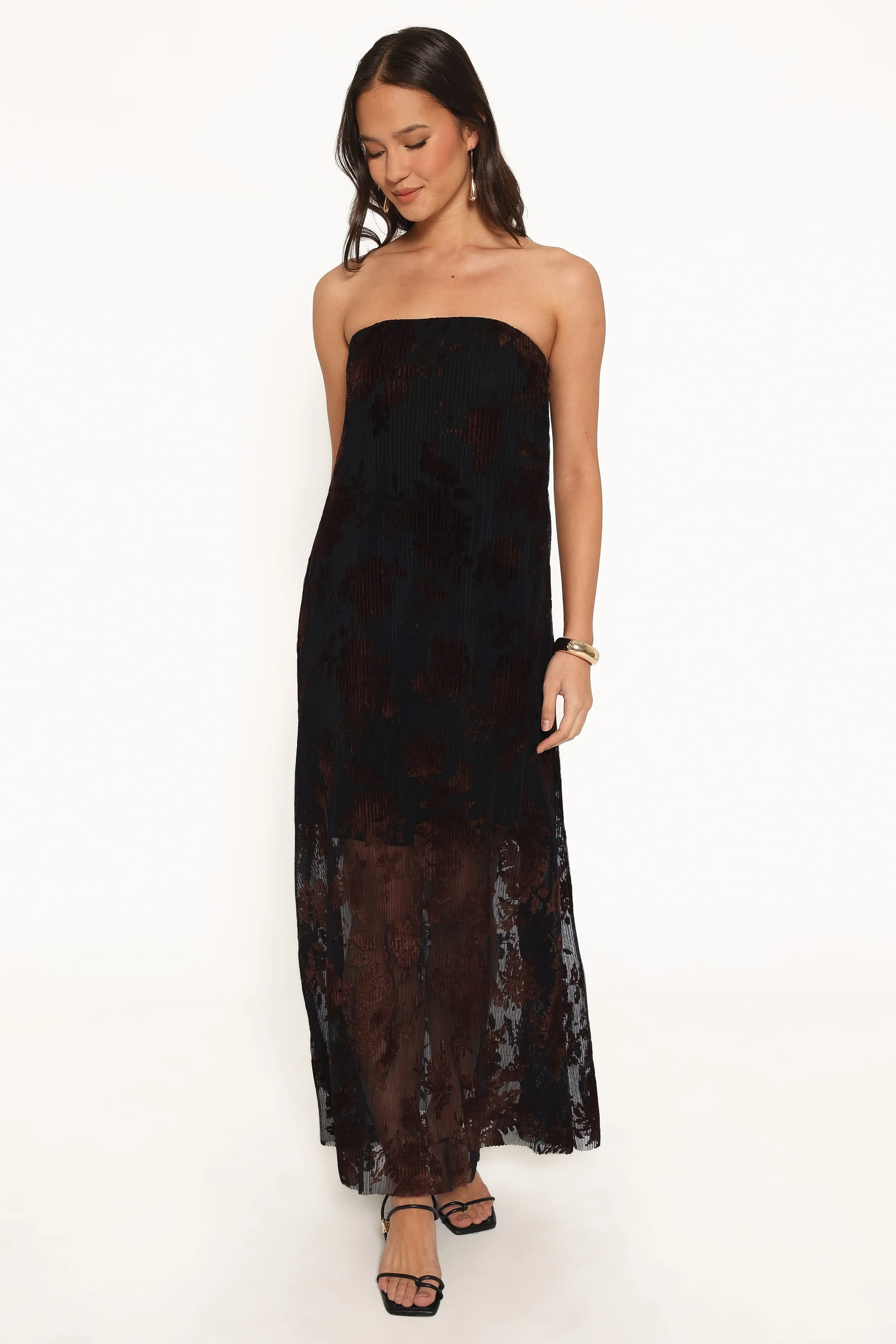 Alegra Maxi Dress - Black Floral sold by Petal & Pup product image thumbnail 2