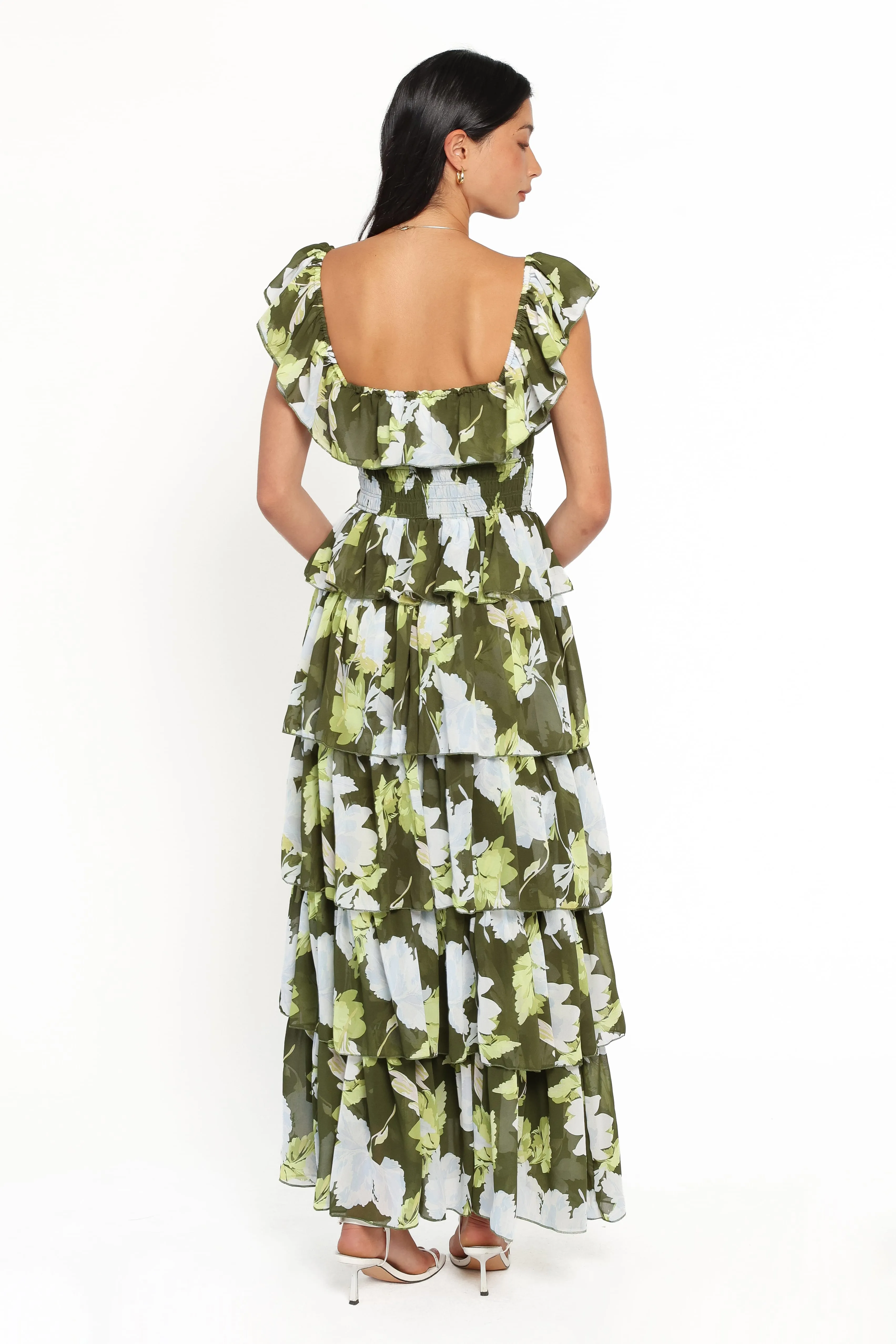Belle Maxi Dress - Green Floral sold by Petal & Pup product image thumbnail 5