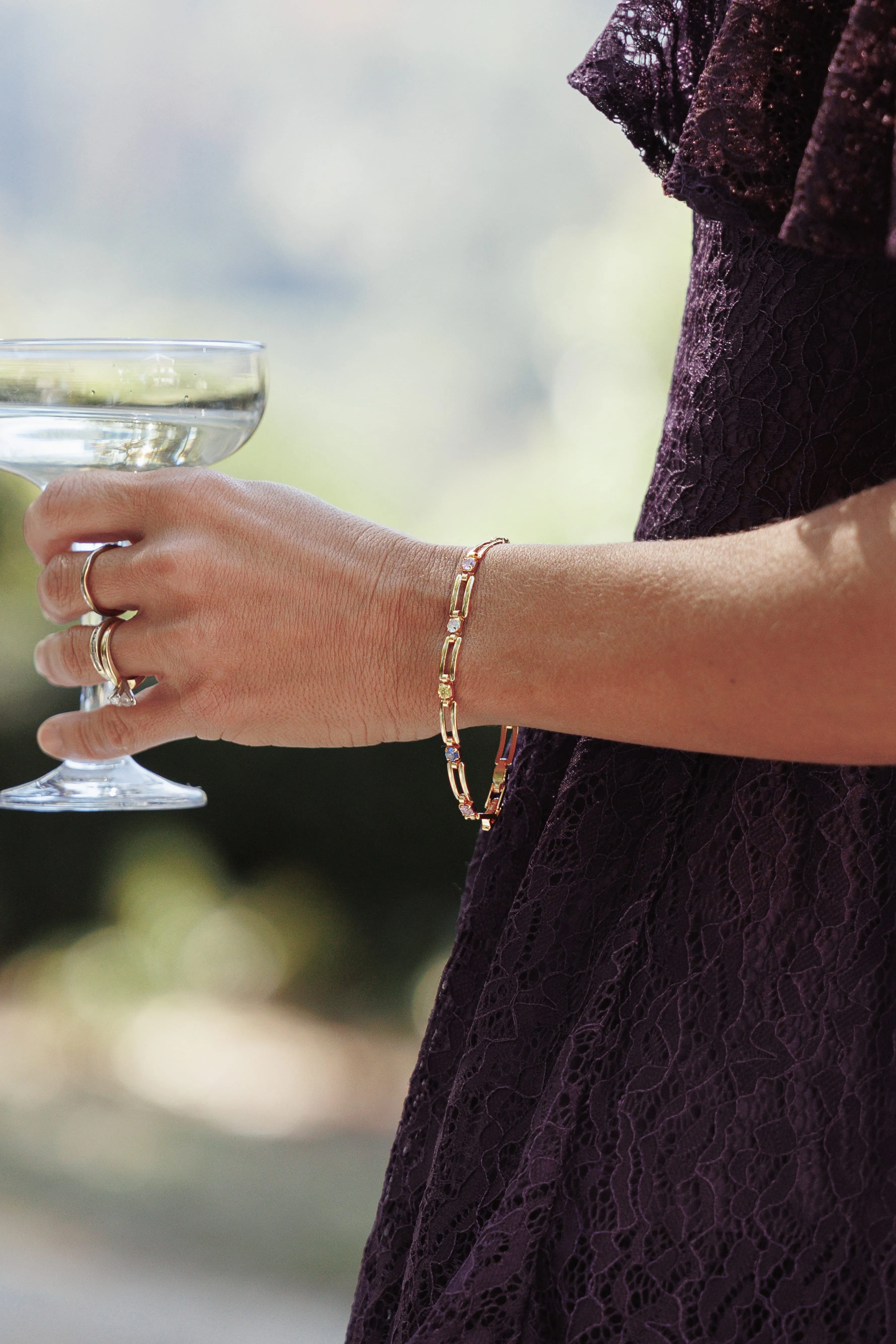Rhianna Bracelet - Gold sold by Petal & Pup