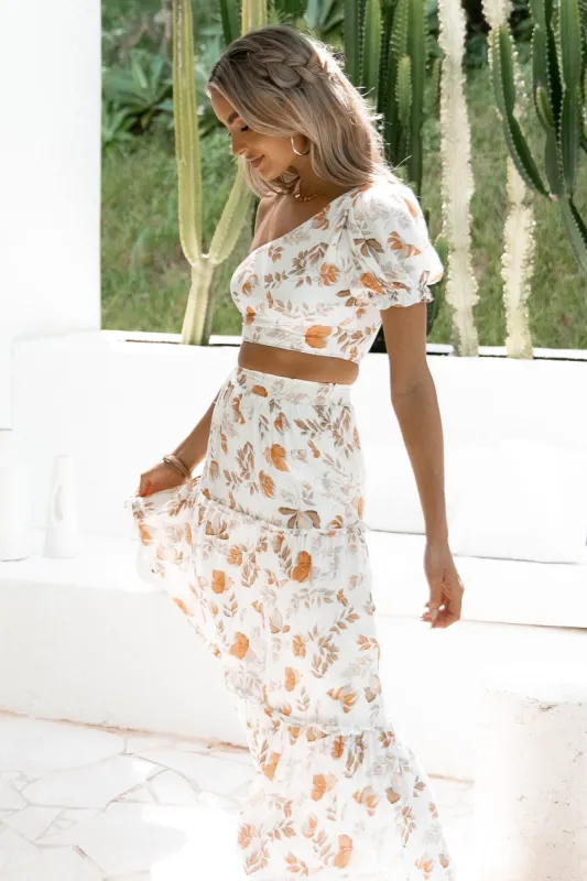 Deaville Skirt - White sold by Petal & Pup