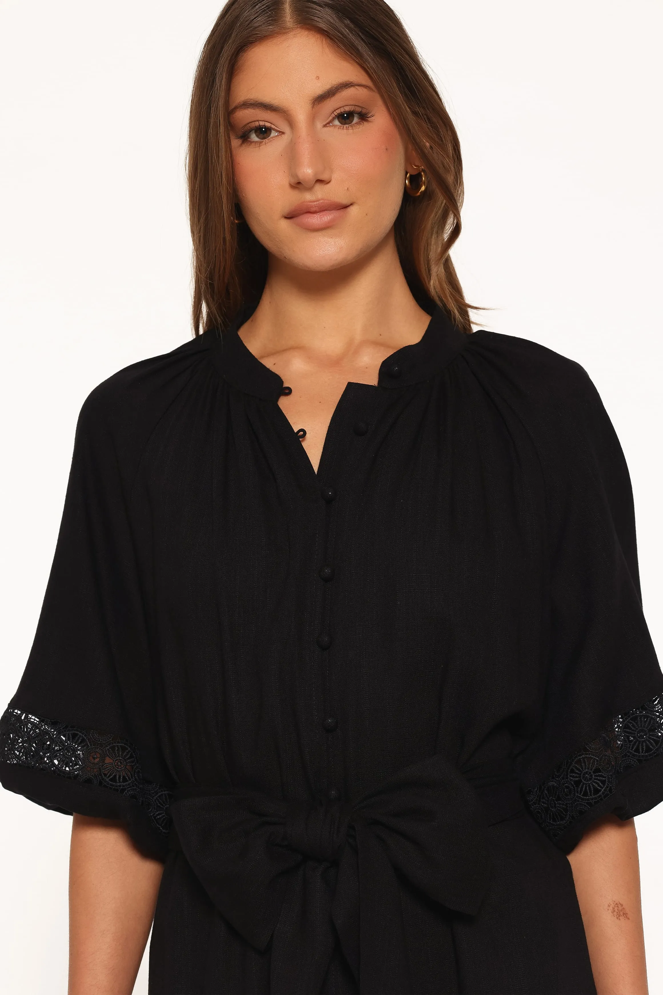 Decosta Long Sleeve Maxi Dress - Black sold by Petal & Pup product image thumbnail 2