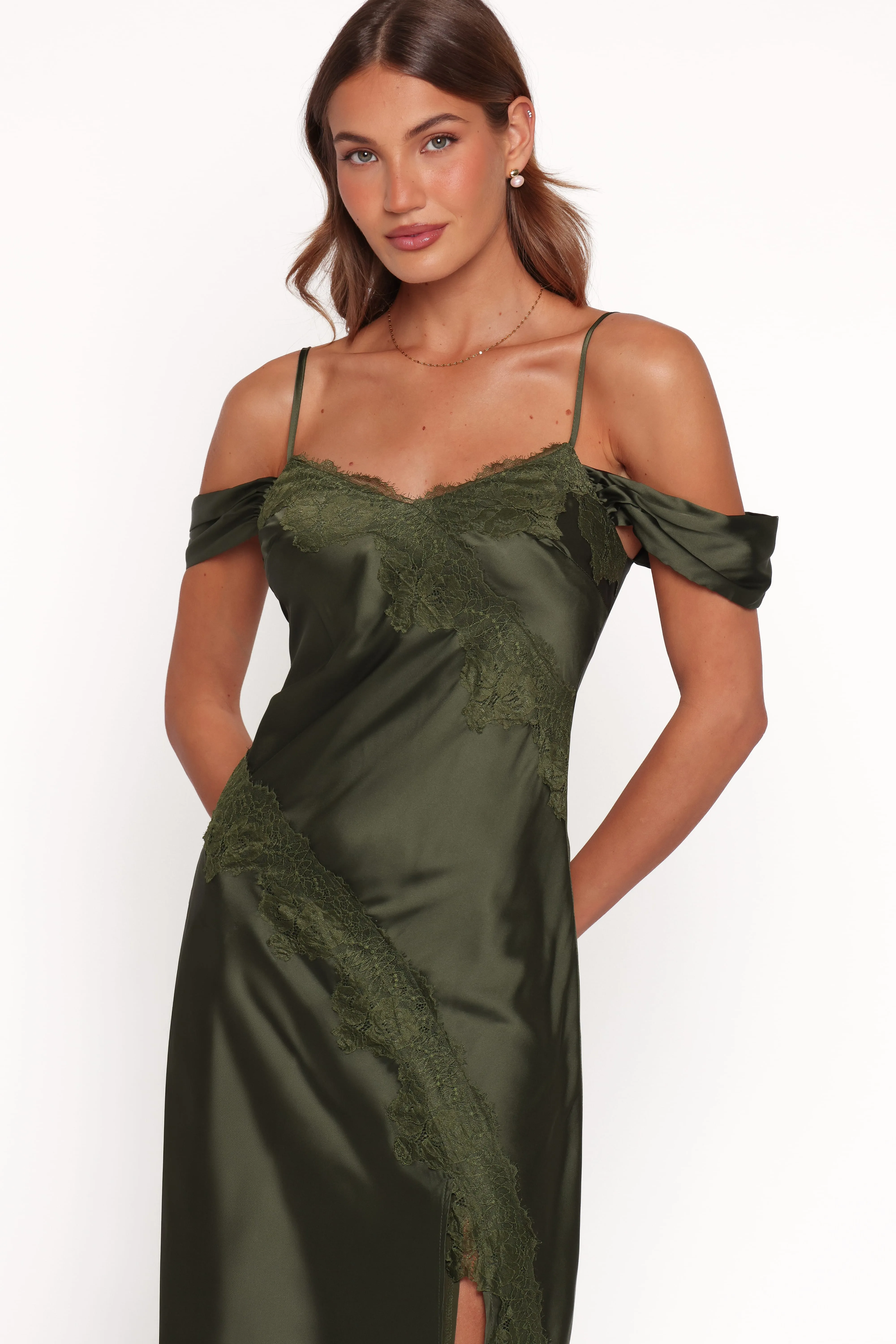 Millen Maxi Dress - Olive Green sold by Petal & Pup product image thumbnail 2