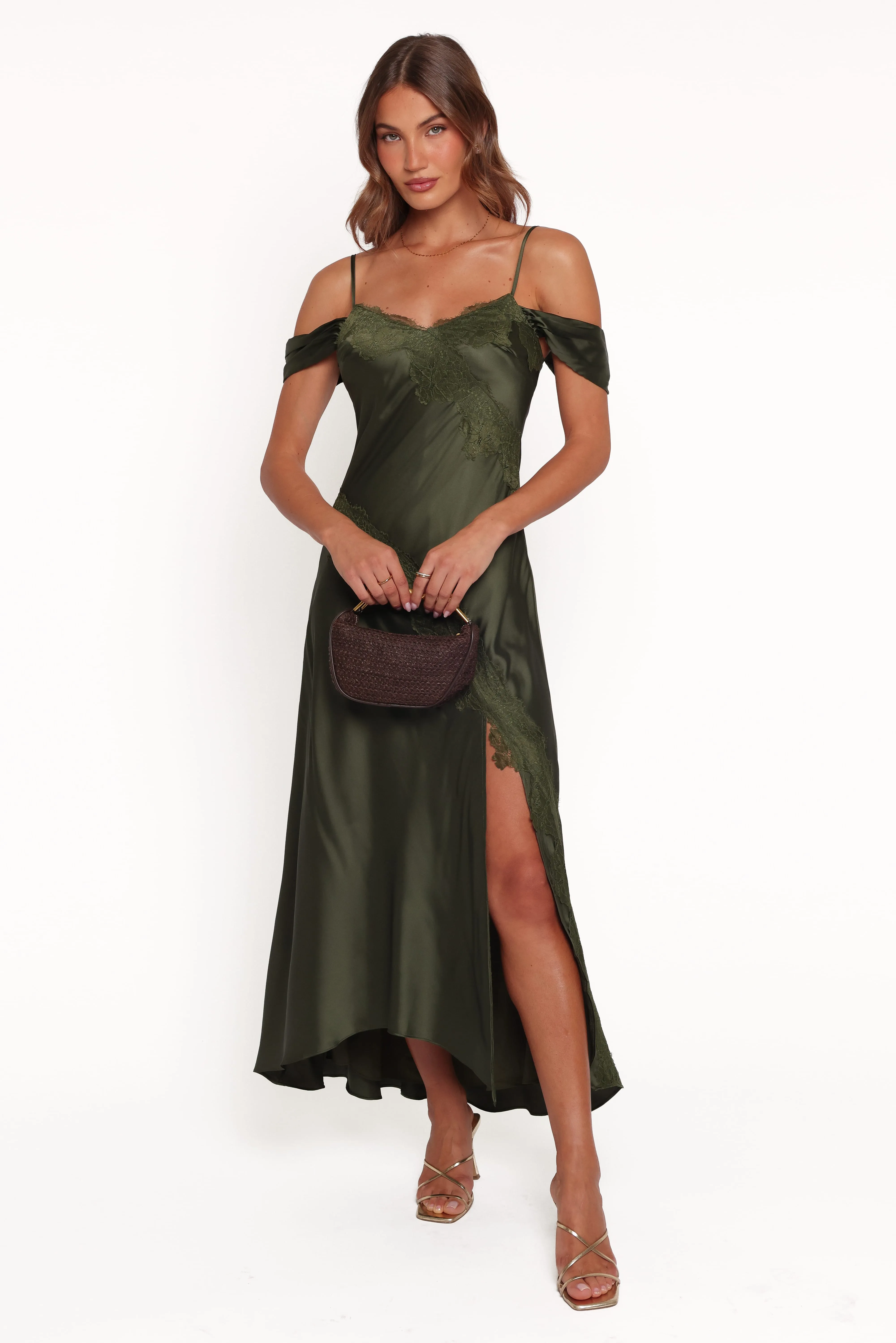Millen Maxi Dress - Olive Green sold by Petal & Pup