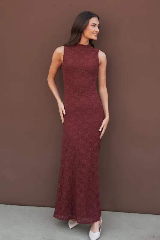 Atlas Maxi Dress - Cabernet made by Petal & Pup