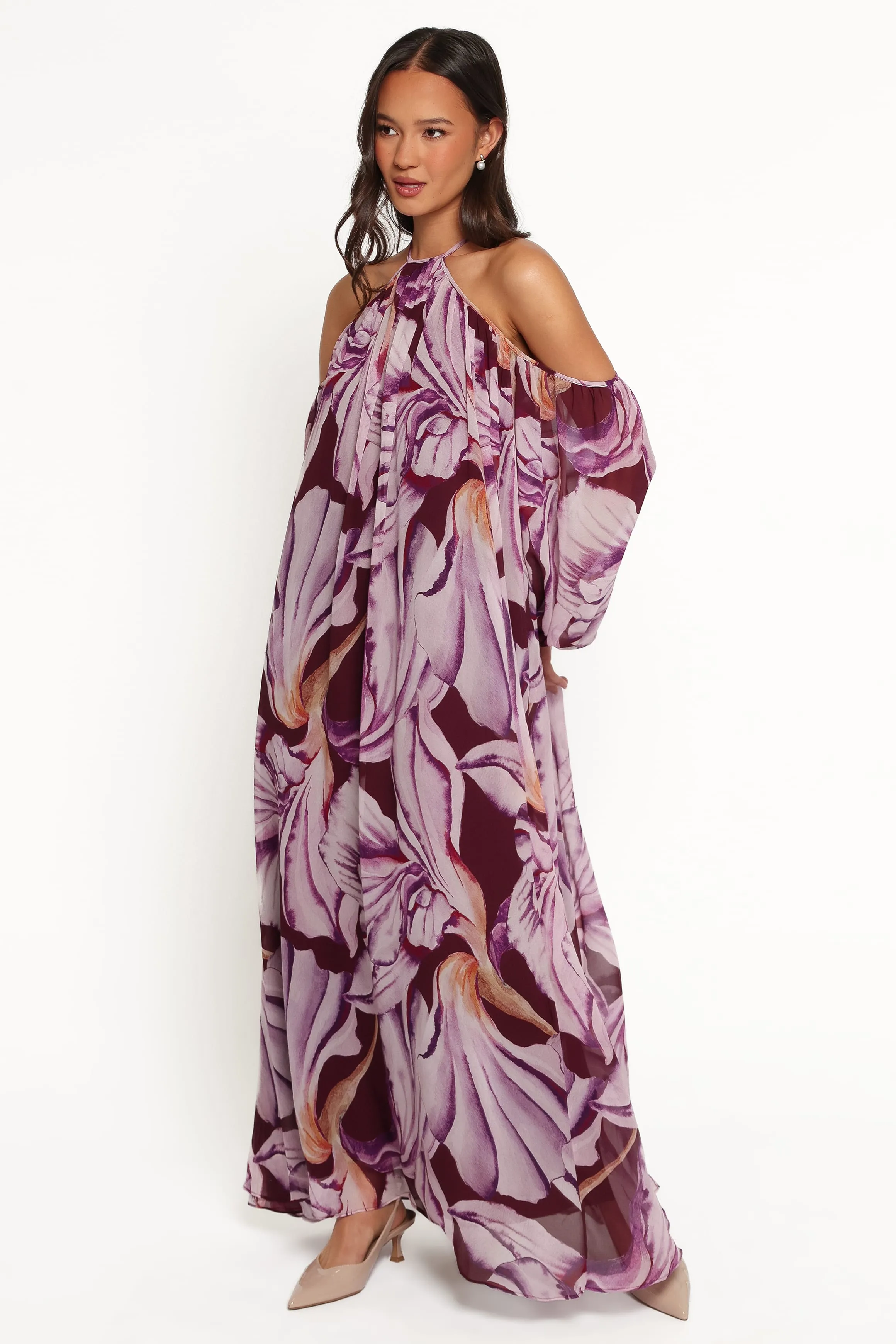 Laiken Maxi Dress - Plum Floral sold by Petal & Pup product image thumbnail 2