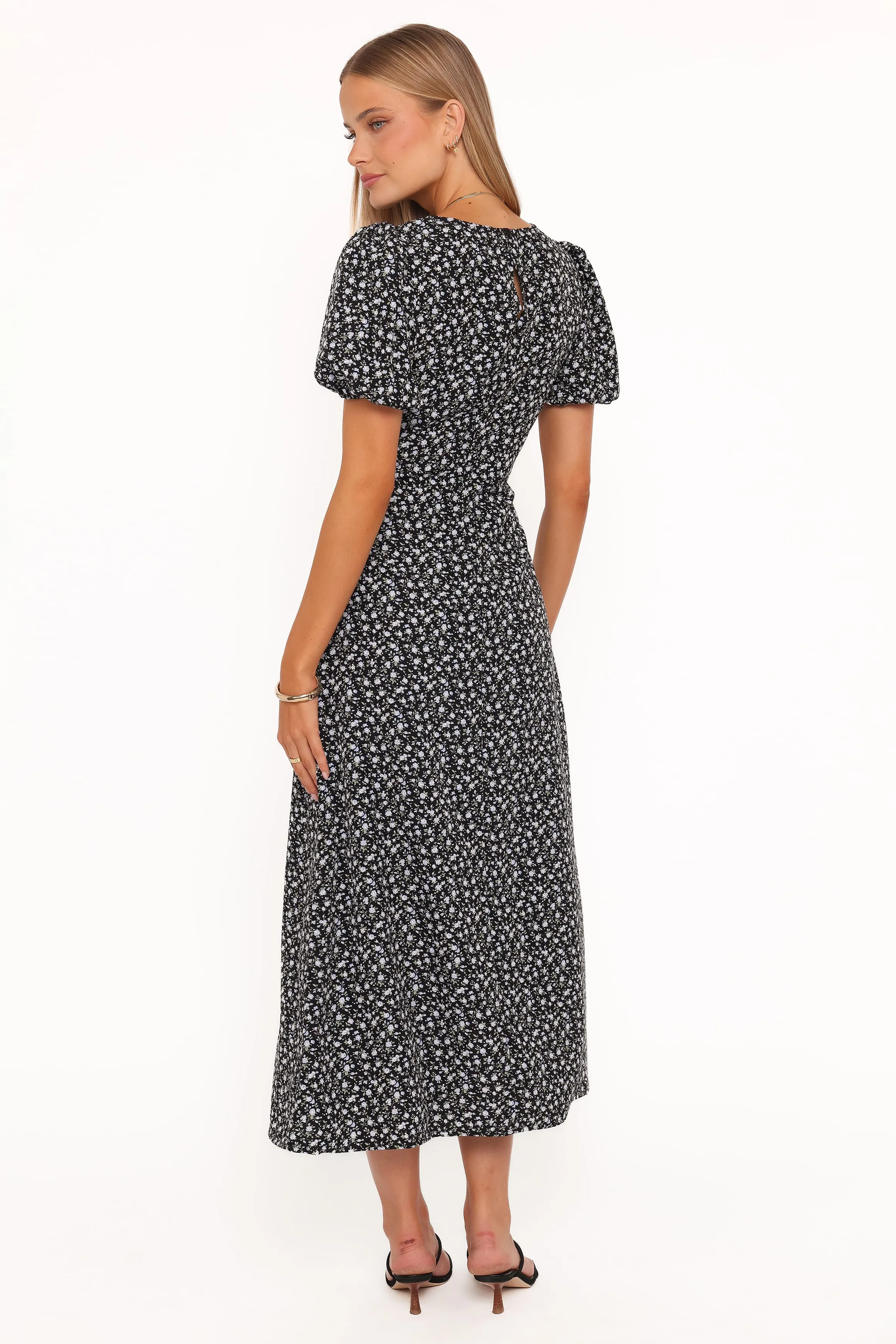 Gemima Maxi Dress - Black Ditsy Floral sold by Petal & Pup product image thumbnail 5
