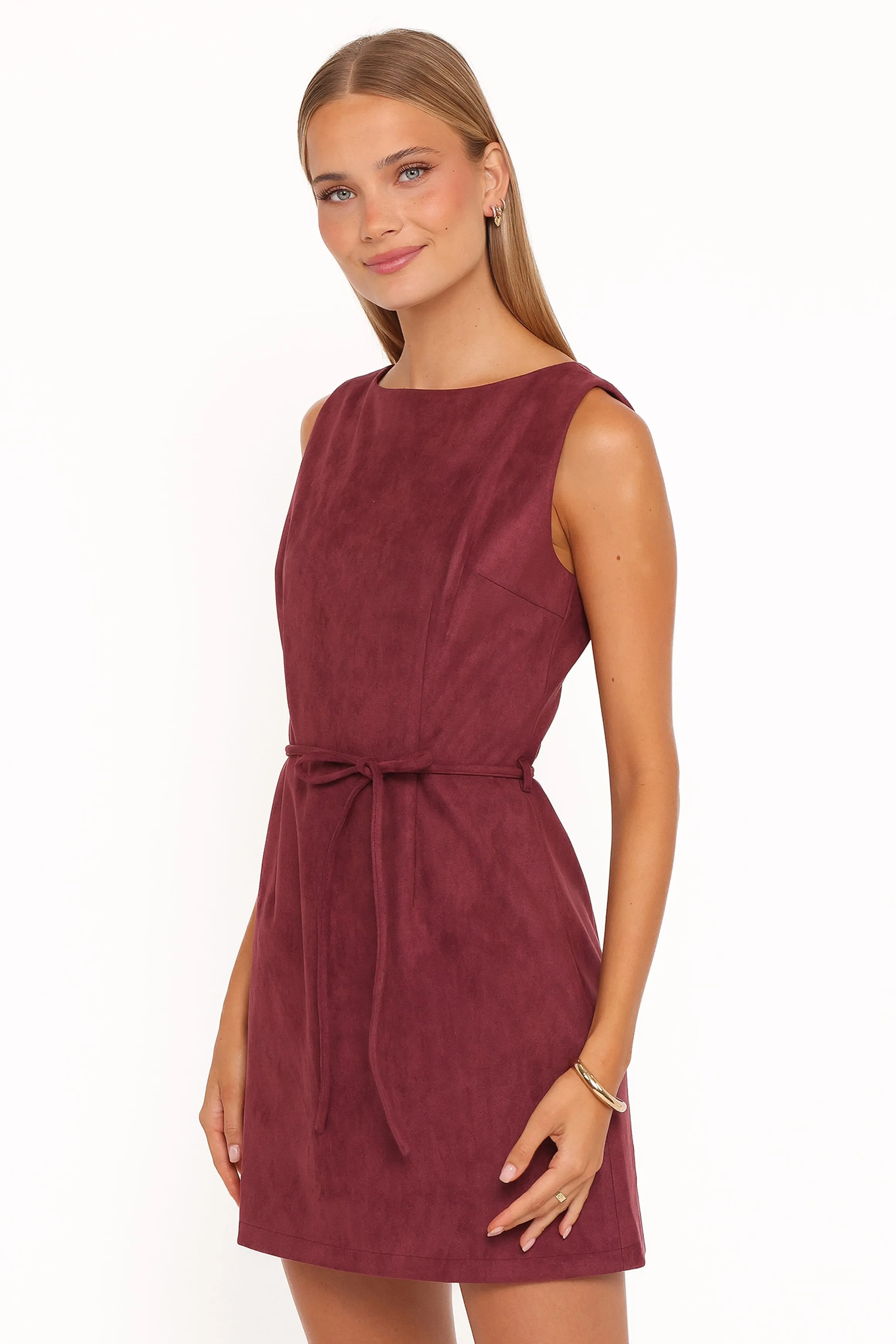 Sharna Mini Dress - Burgundy sold by Petal & Pup product image thumbnail 4