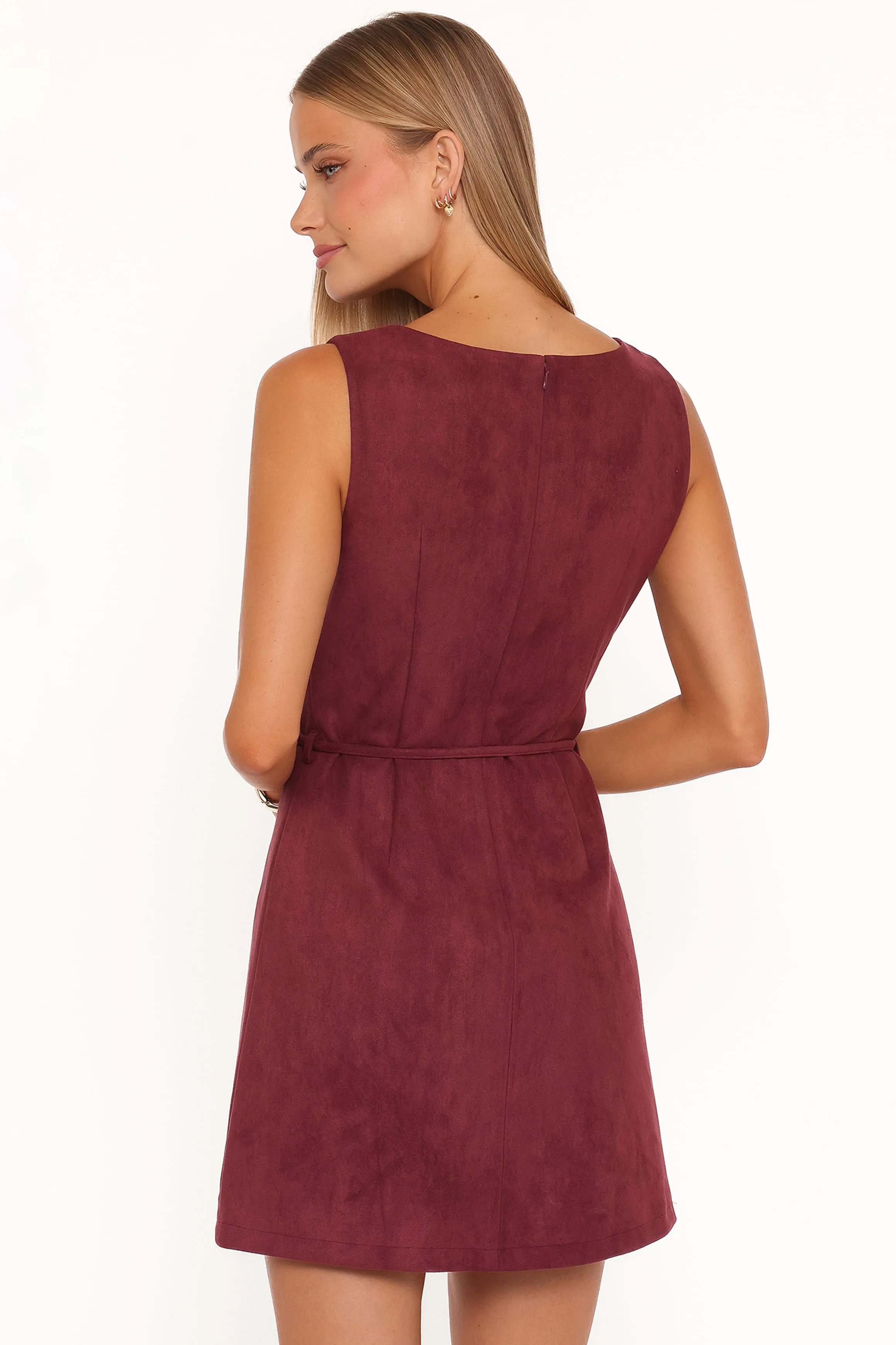Sharna Mini Dress - Burgundy sold by Petal & Pup product image thumbnail 5
