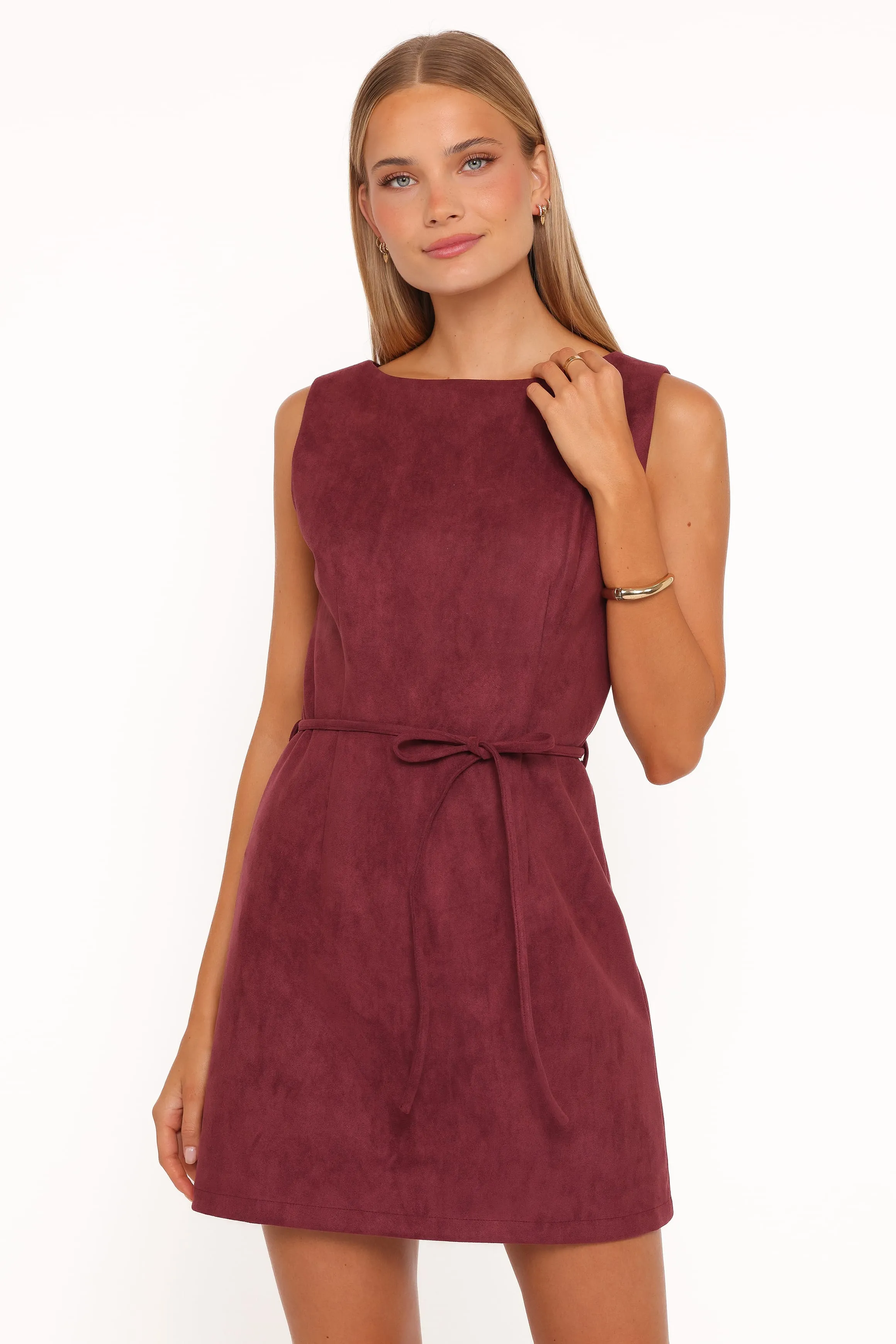 Sharna Mini Dress - Burgundy sold by Petal & Pup product image thumbnail 2