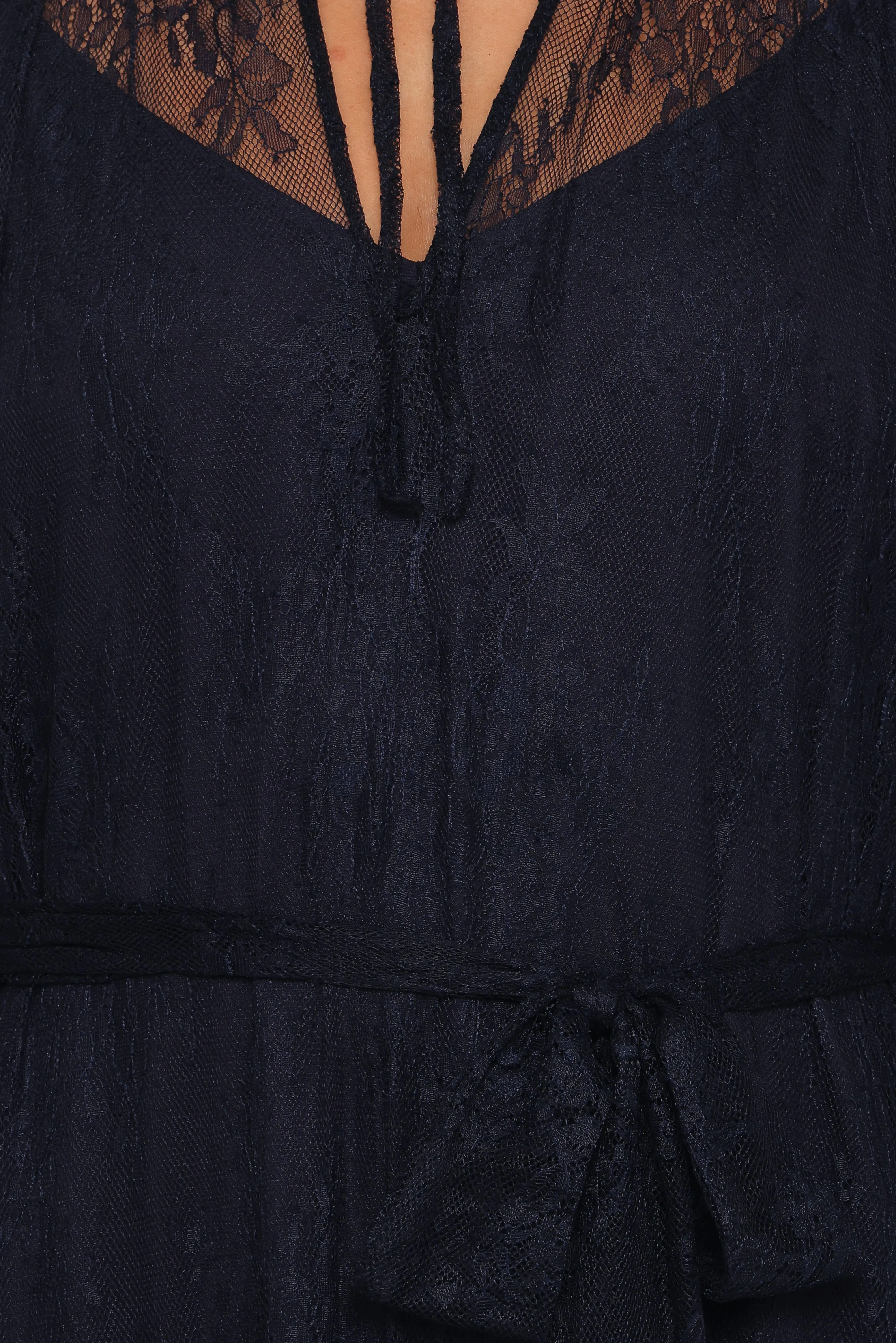 Marnelle Lace Maxi Dress - Midnight Navy sold by Petal & Pup product image thumbnail 5