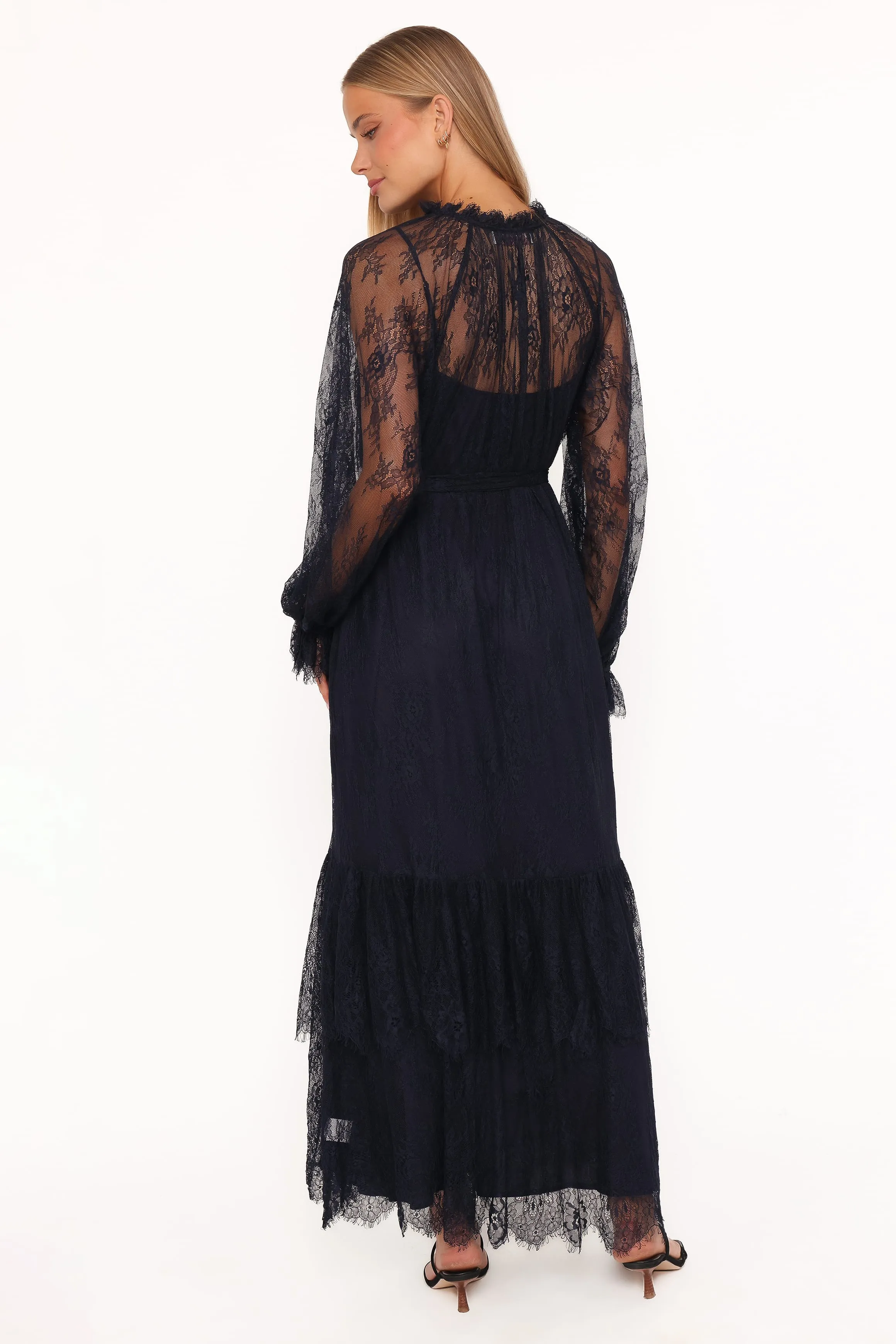 Marnelle Lace Maxi Dress - Midnight Navy sold by Petal & Pup product image thumbnail 4