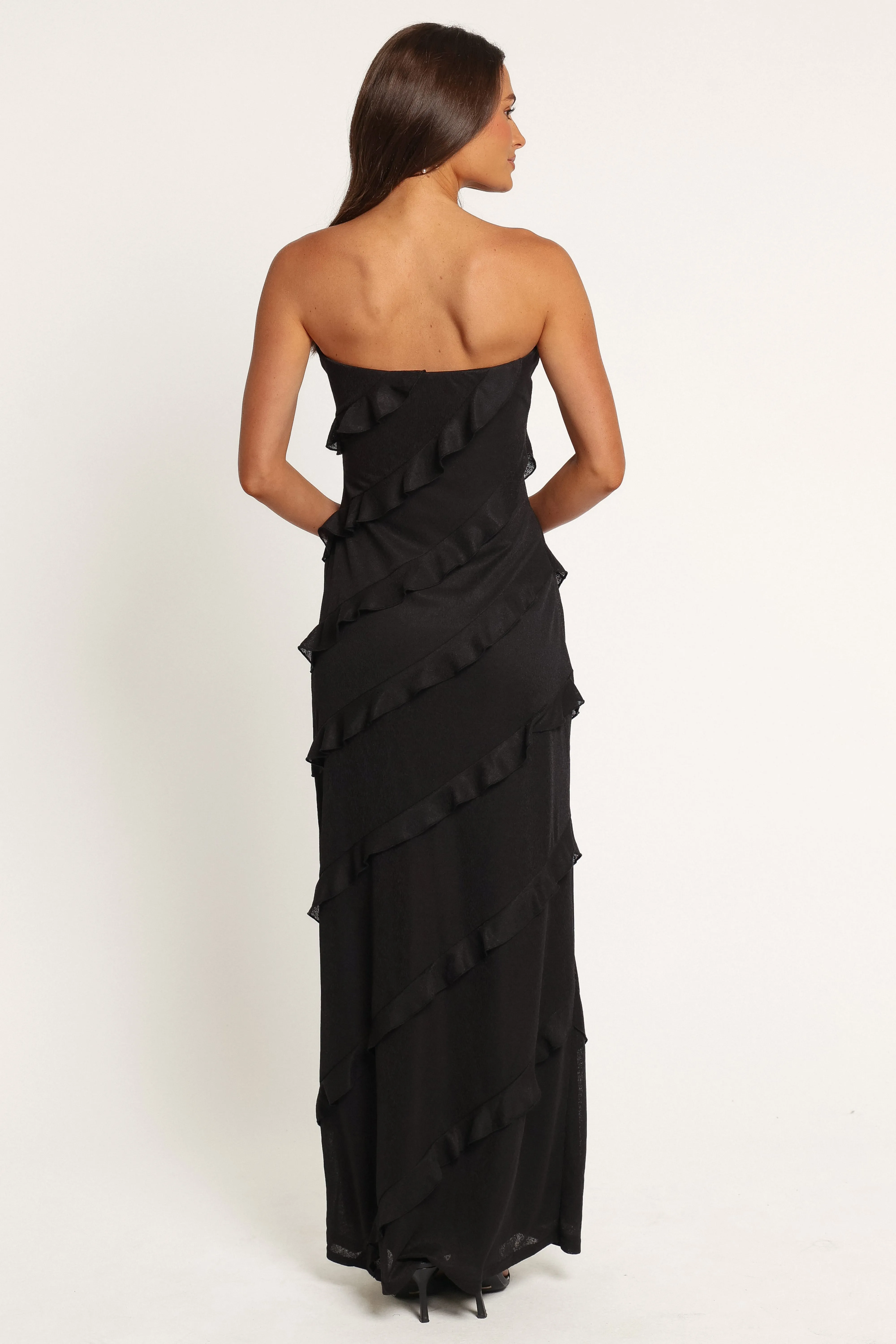 Malaya Strapless Maxi Dress - Black sold by Petal & Pup product image thumbnail 4