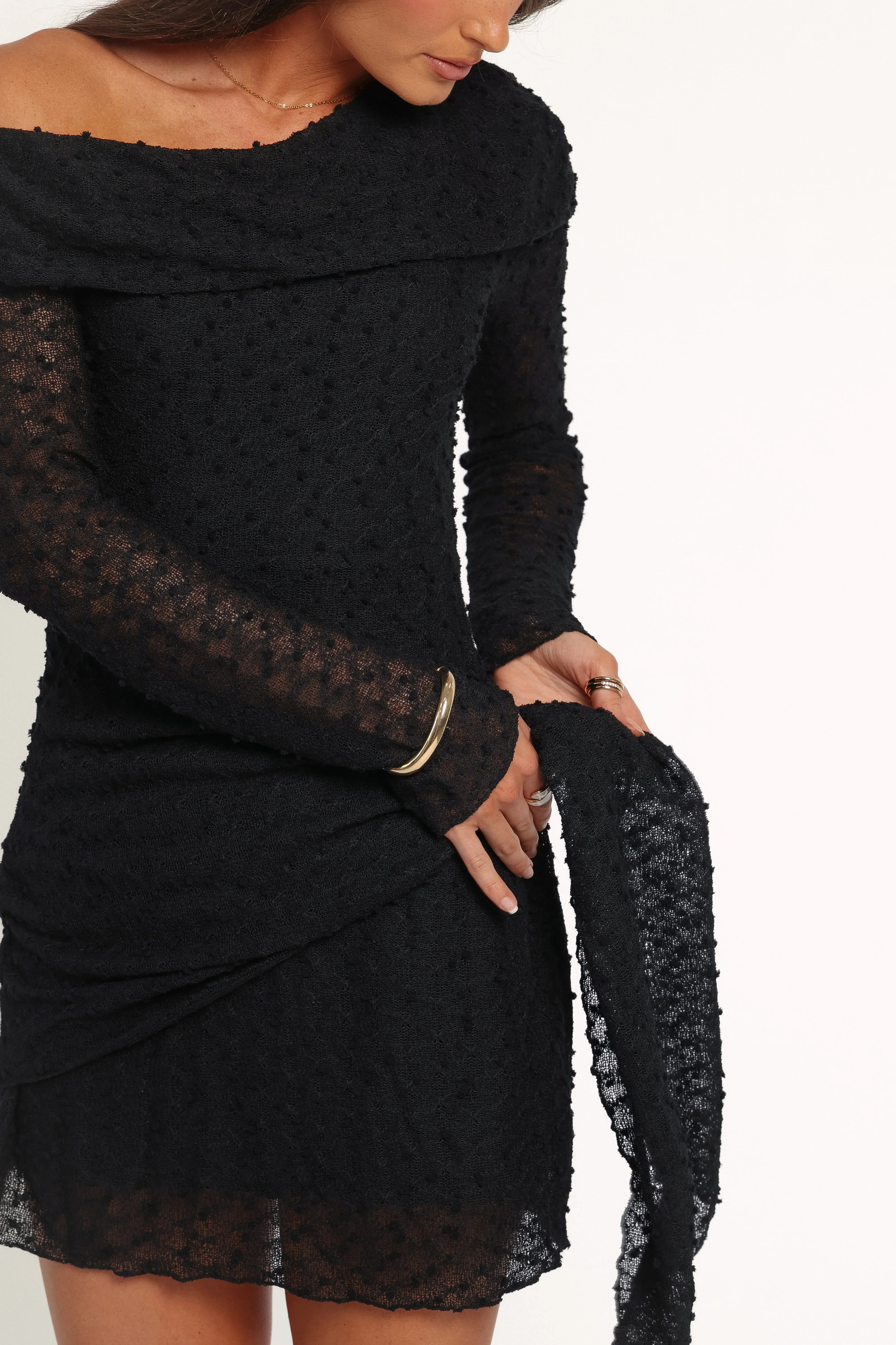 Enyd Mini Dress - Black sold by Petal & Pup product image thumbnail 2