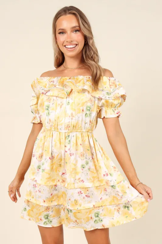 Kylin Dress - Yellow sold by Petal & Pup