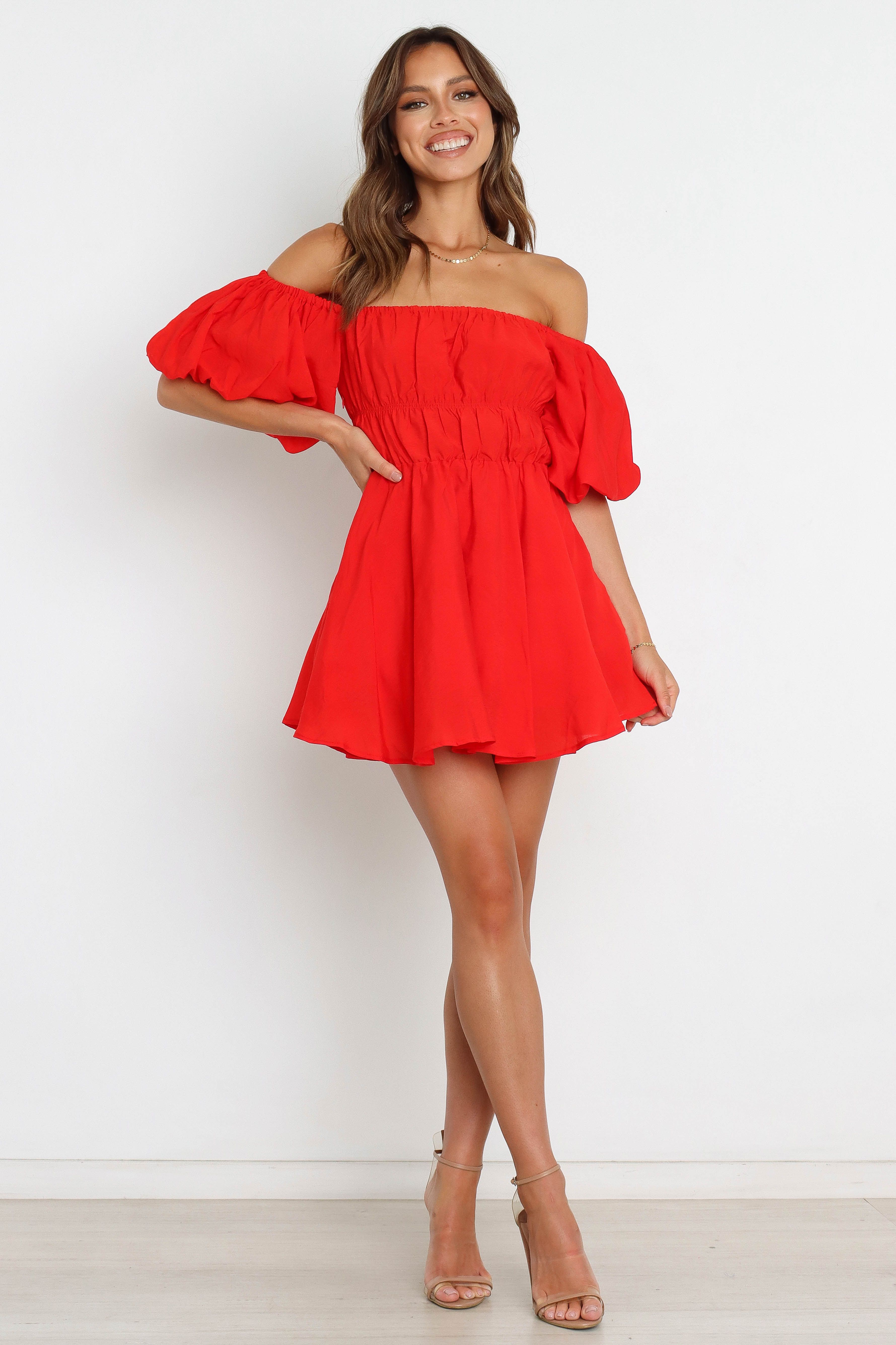 Ariana Dress - Red sold by Petal & Pup product image thumbnail 4