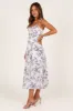 Azelia Dress - Blue Floral sold by Petal & Pup