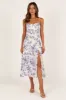 Azelia Dress - Blue Floral sold by Petal & Pup