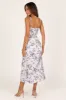Azelia Dress - Blue Floral sold by Petal & Pup